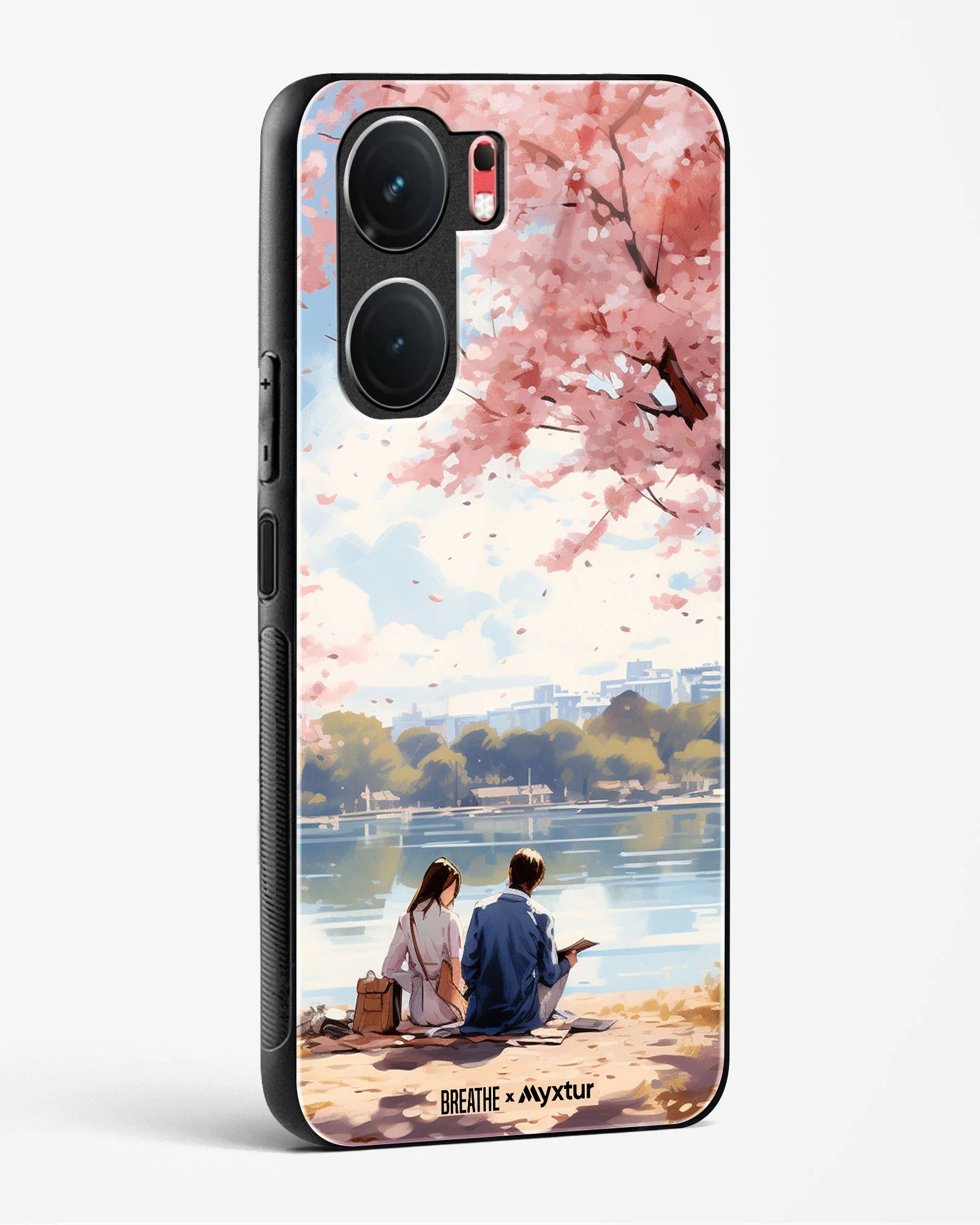 Sakura Serenade [BREATHE] Glass Case Phone Cover (Vivo) - Image 8