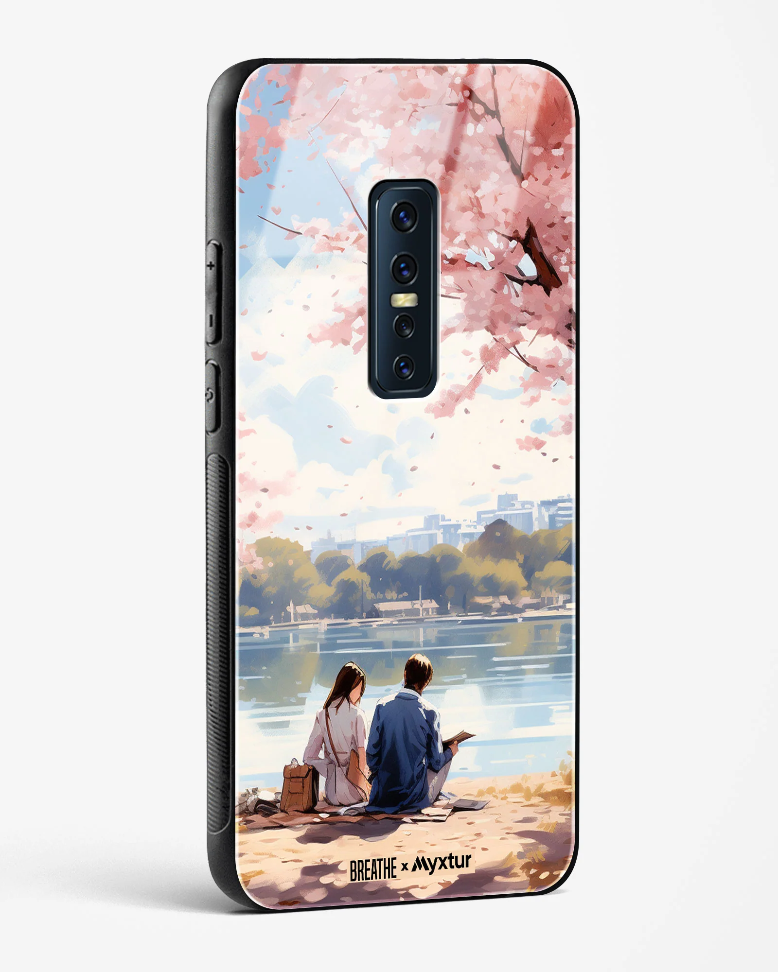 Sakura Serenade [BREATHE] Glass Case Phone Cover (Vivo) - Image 80