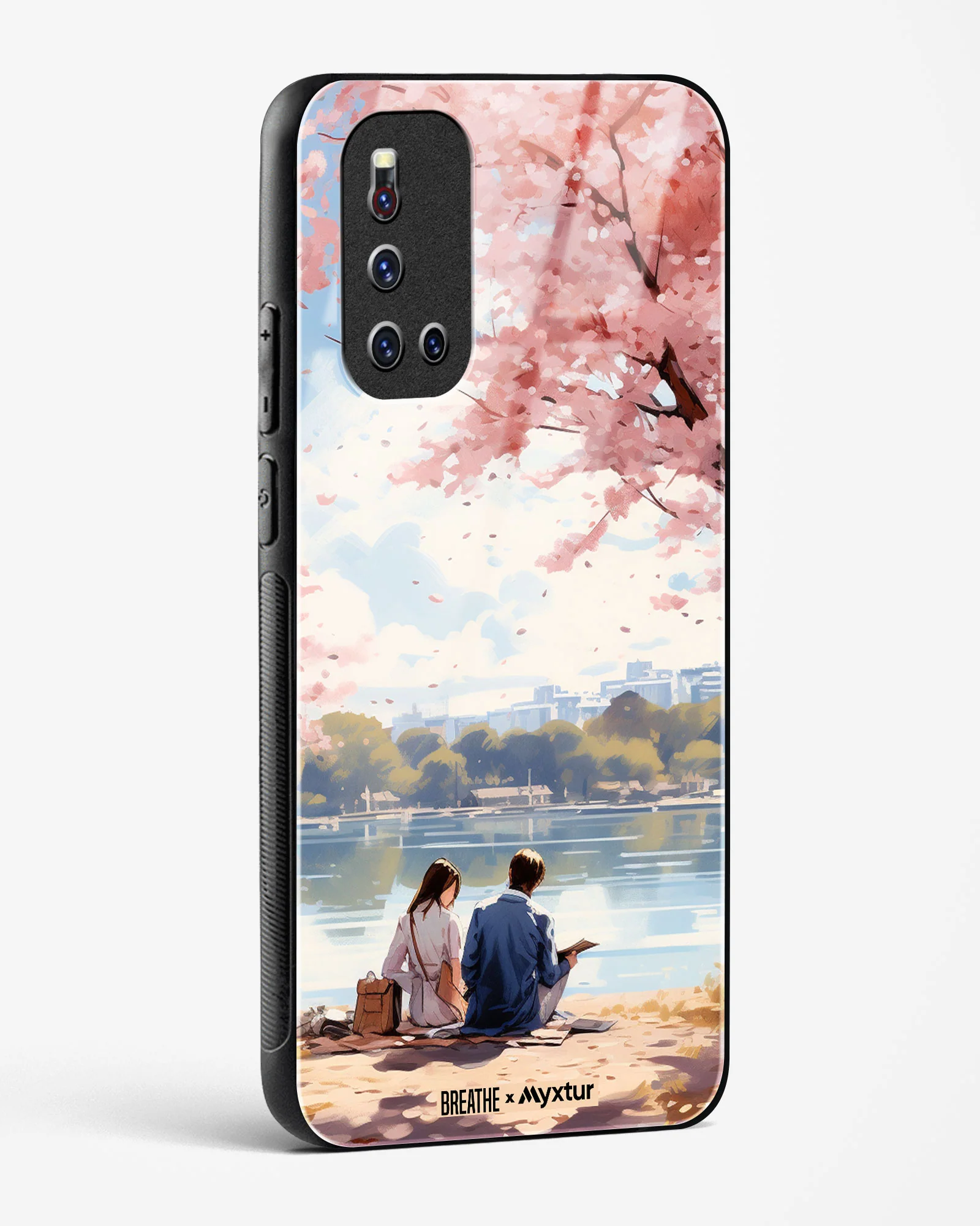 Sakura Serenade [BREATHE] Glass Case Phone Cover (Vivo) - Image 82