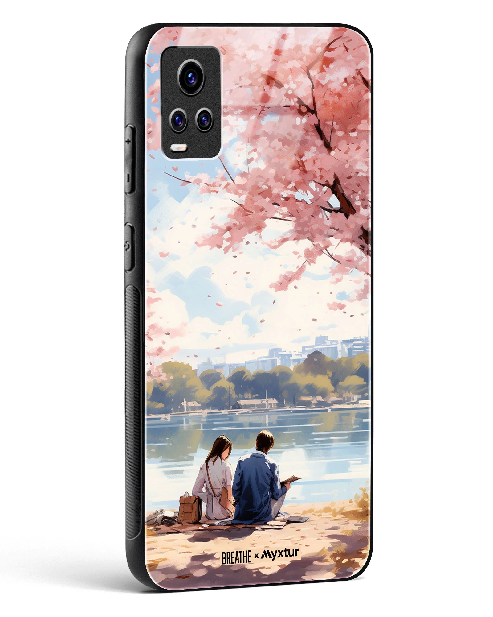 Sakura Serenade [BREATHE] Glass Case Phone Cover (Vivo) - Image 86