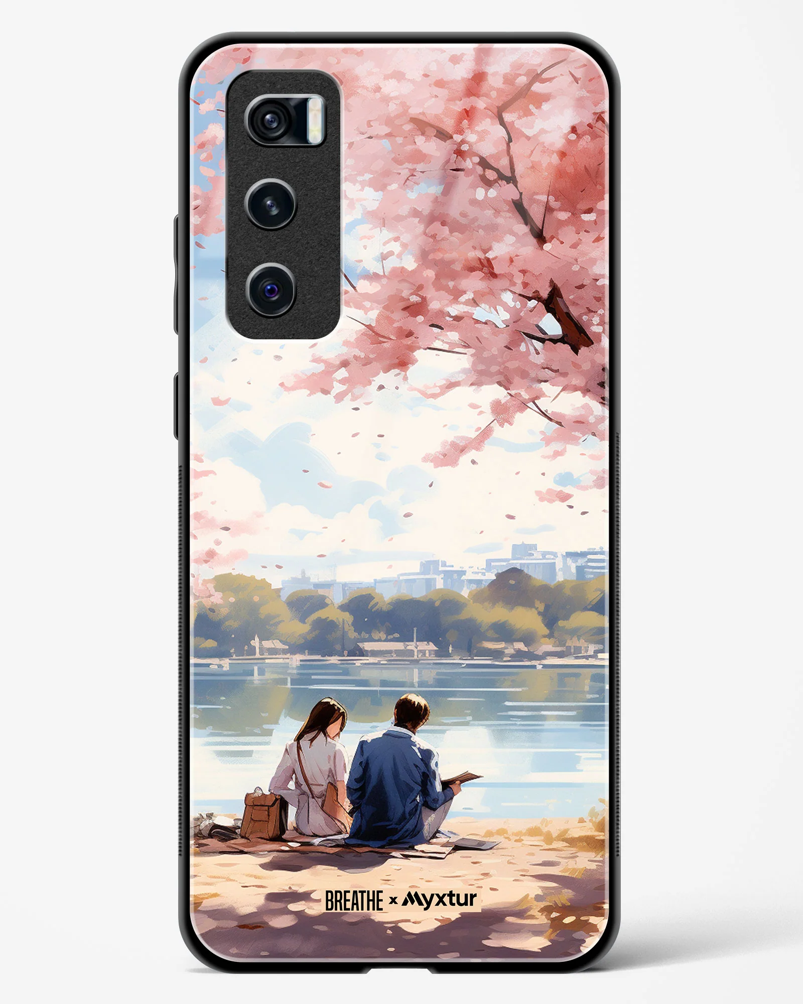 Sakura Serenade [BREATHE] Glass Case Phone Cover (Vivo) - Image 87