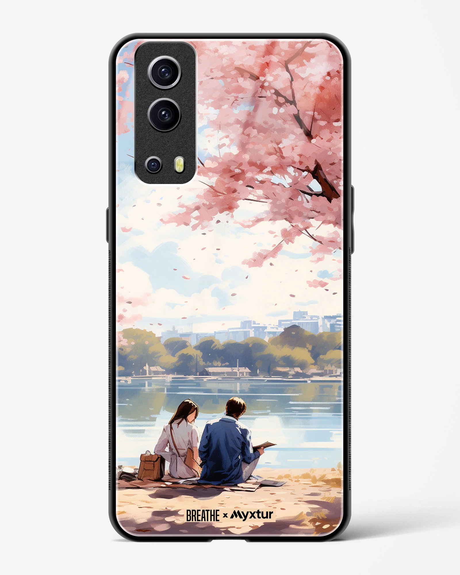 Sakura Serenade [BREATHE] Glass Case Phone Cover (Vivo) - Image 9