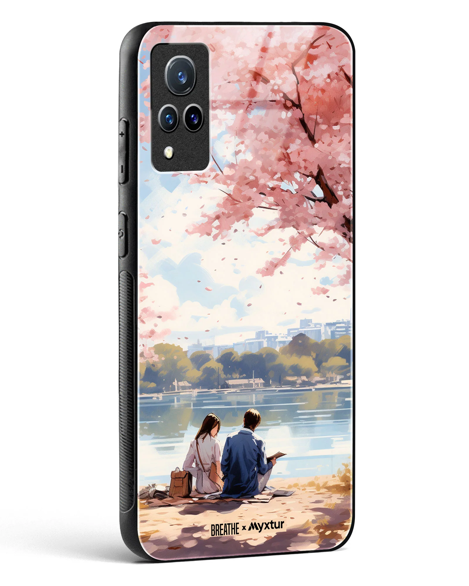 Sakura Serenade [BREATHE] Glass Case Phone Cover (Vivo) - Image 90