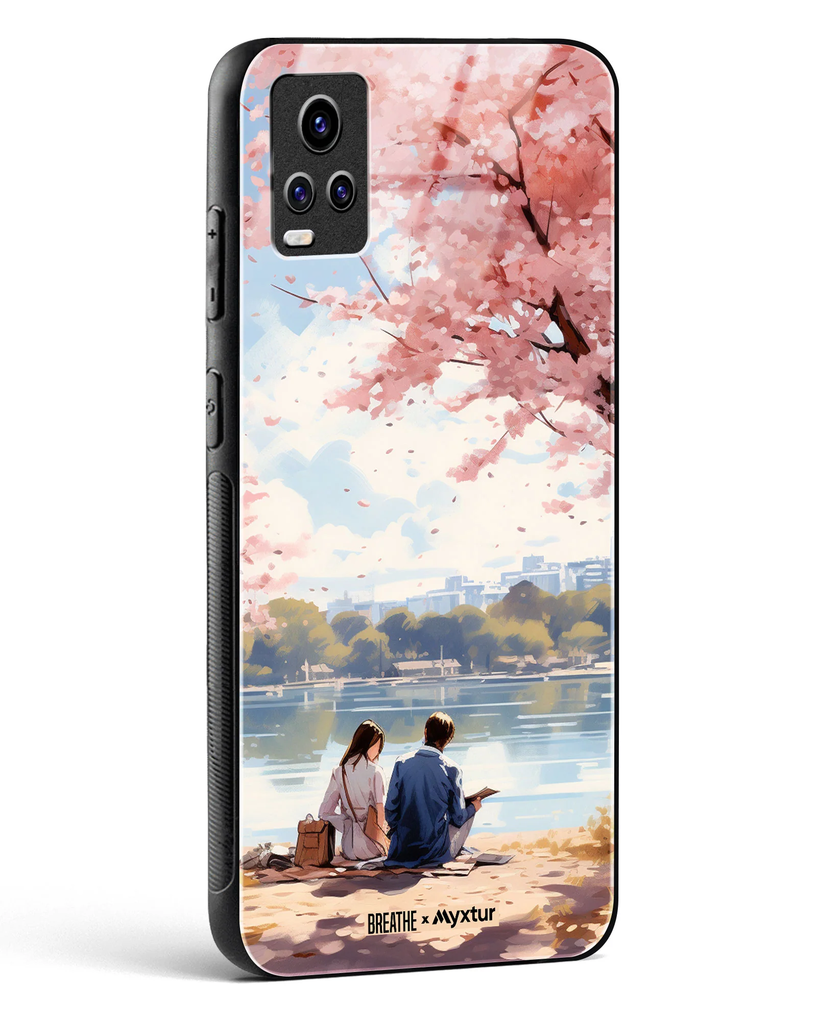 Sakura Serenade [BREATHE] Glass Case Phone Cover (Vivo) - Image 92