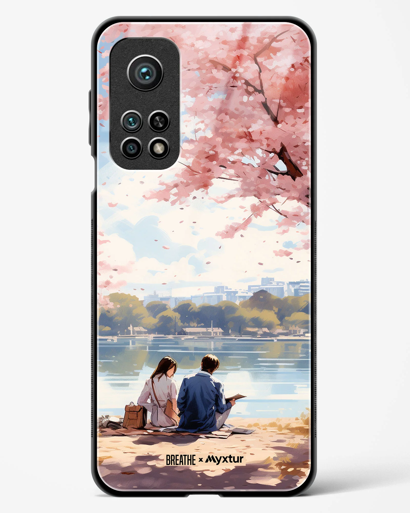 Sakura Serenade [BREATHE] Glass Case Phone Cover (Xiaomi) - Image 3