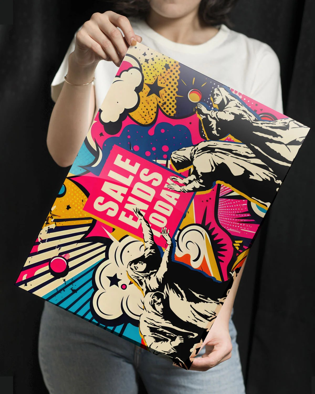 Sale Ends Today in Graffiti Metal-Poster - Image 3