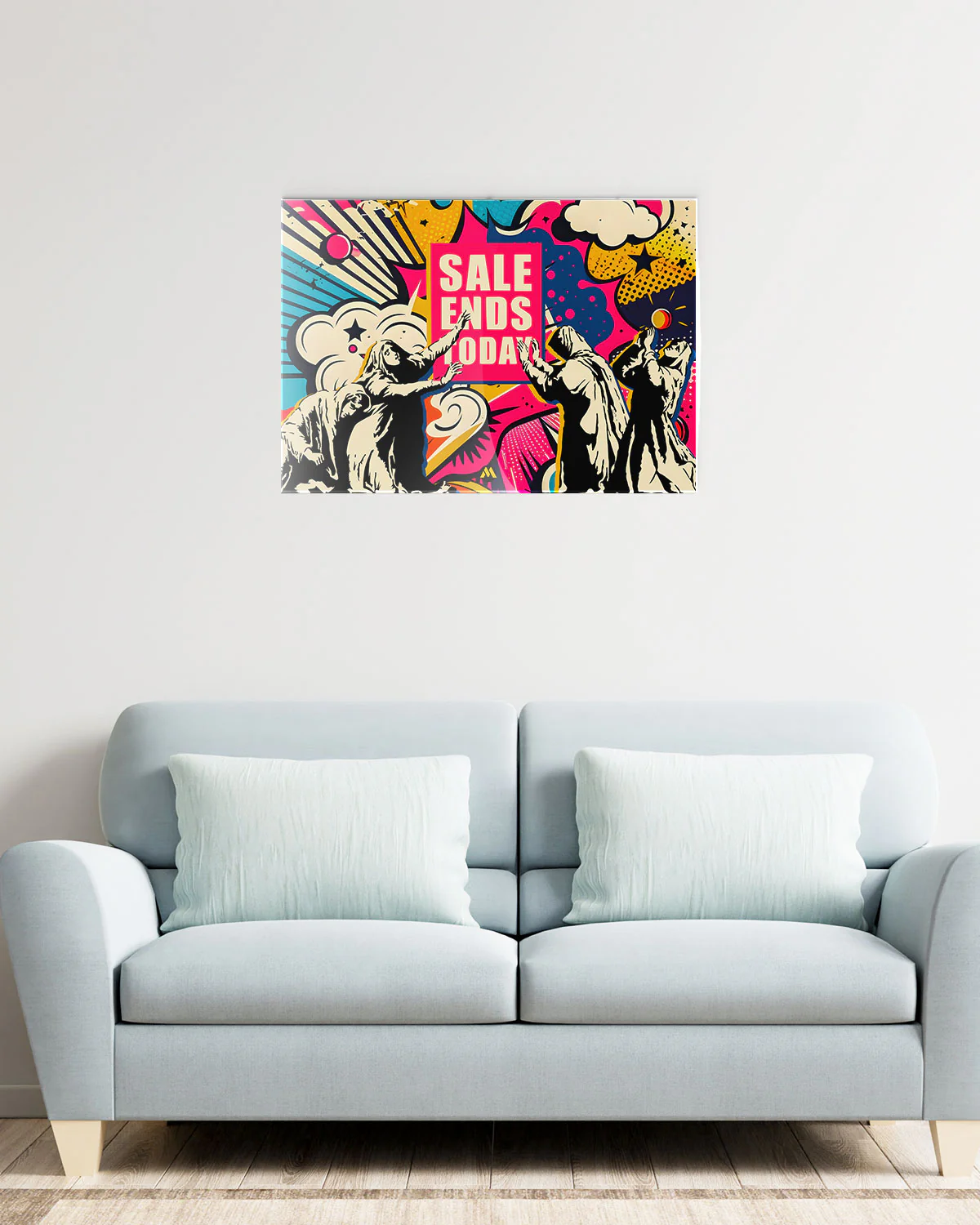 Sale Ends Today in Graffiti Metal-Poster - Image 7