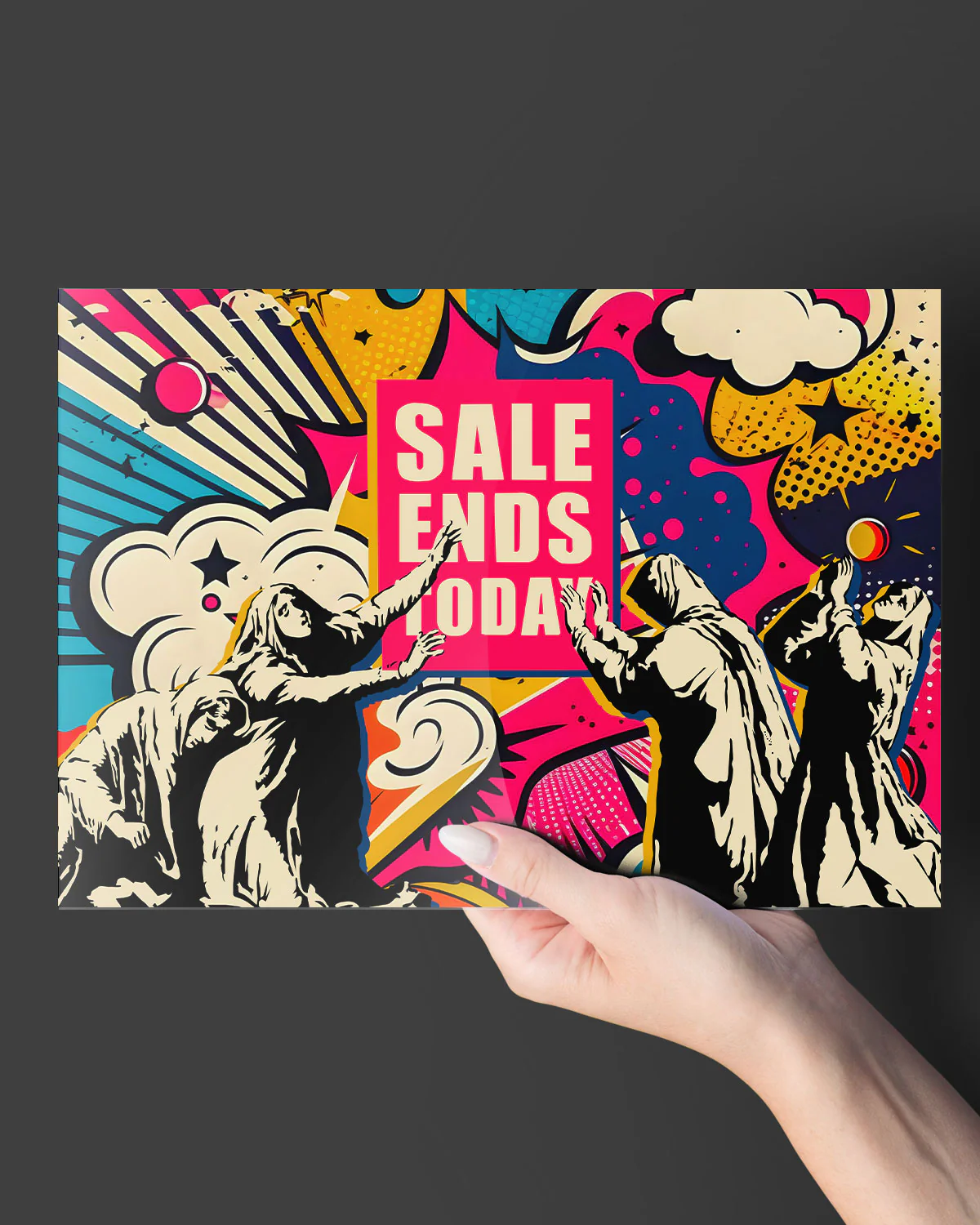 Sale Ends Today in Graffiti Metal-Poster - Image 8