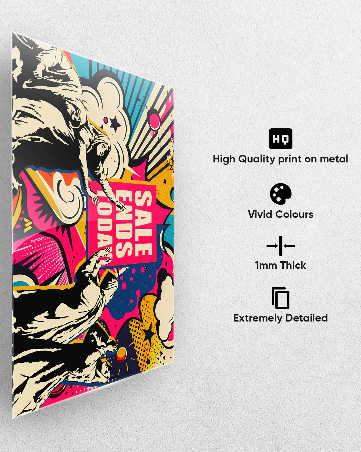 Sale Ends Today in Graffiti Metal-Poster - Image 9