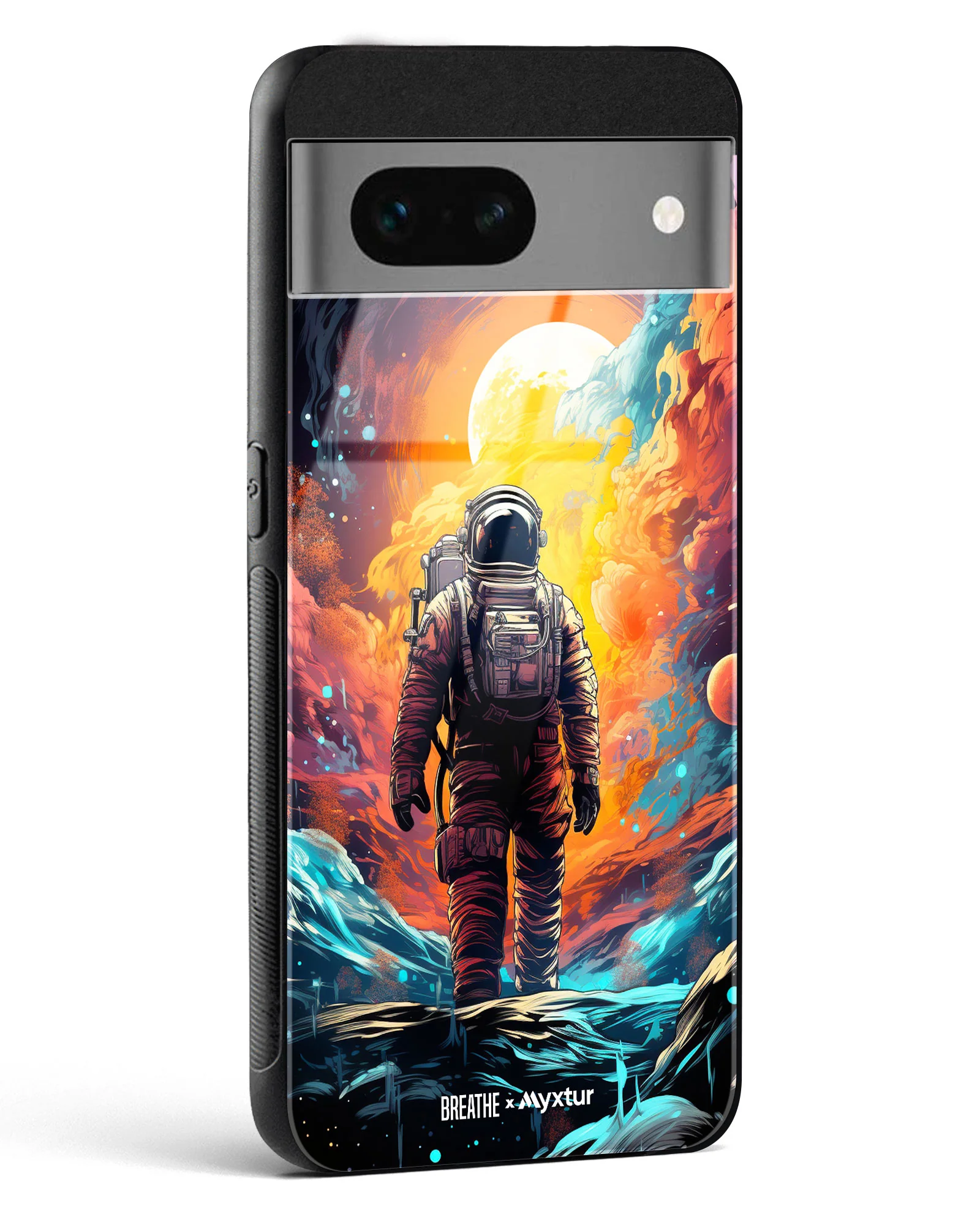 Technicolor Space Adventure [BREATHE] Glass Case Phone Cover (Google) - Image 18