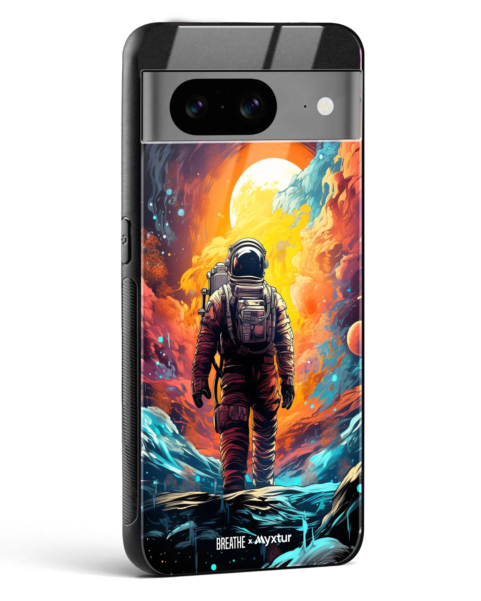 Technicolor Space Adventure [BREATHE] Glass Case Phone Cover (Google) - Image 20