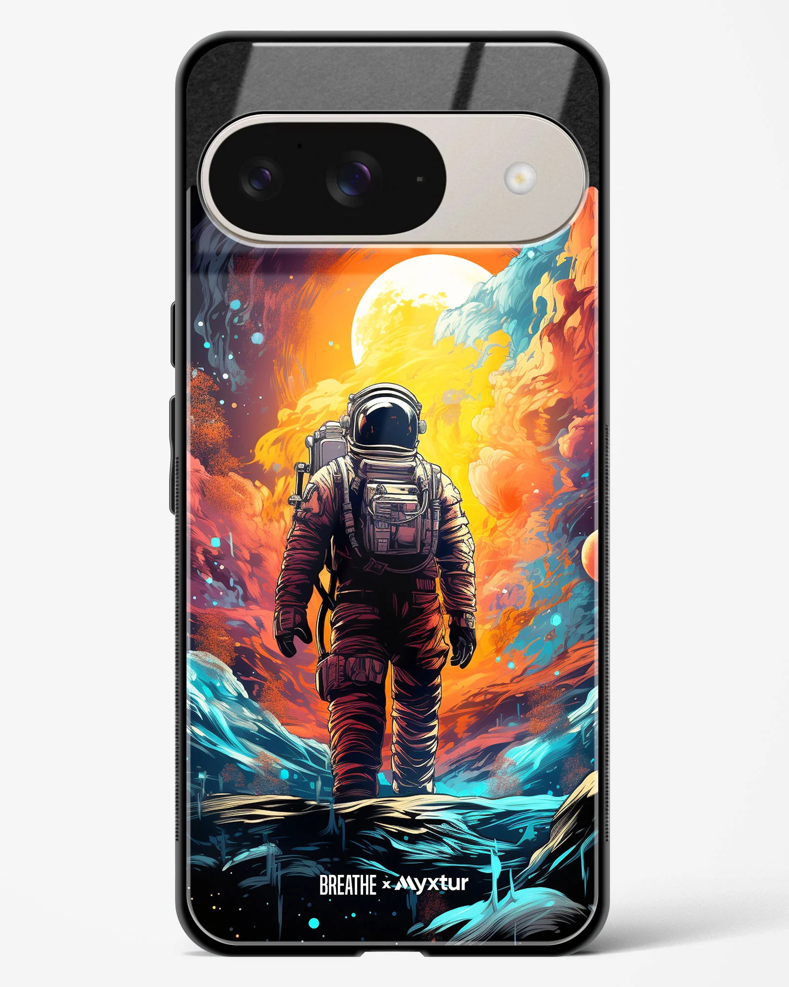 Technicolor Space Adventure [BREATHE] Glass Case Phone Cover (Google) - Image 25
