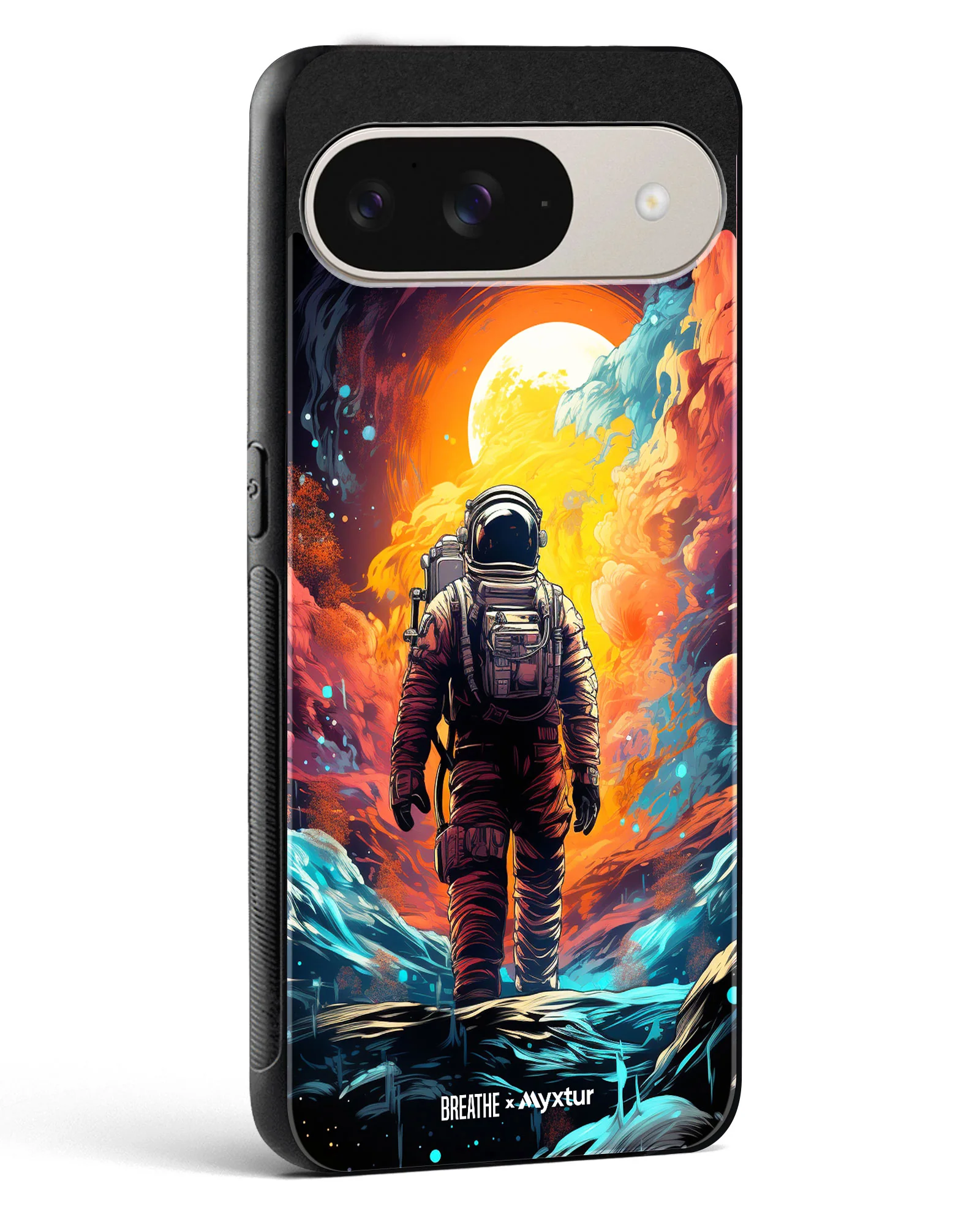 Technicolor Space Adventure [BREATHE] Glass Case Phone Cover (Google) - Image 26