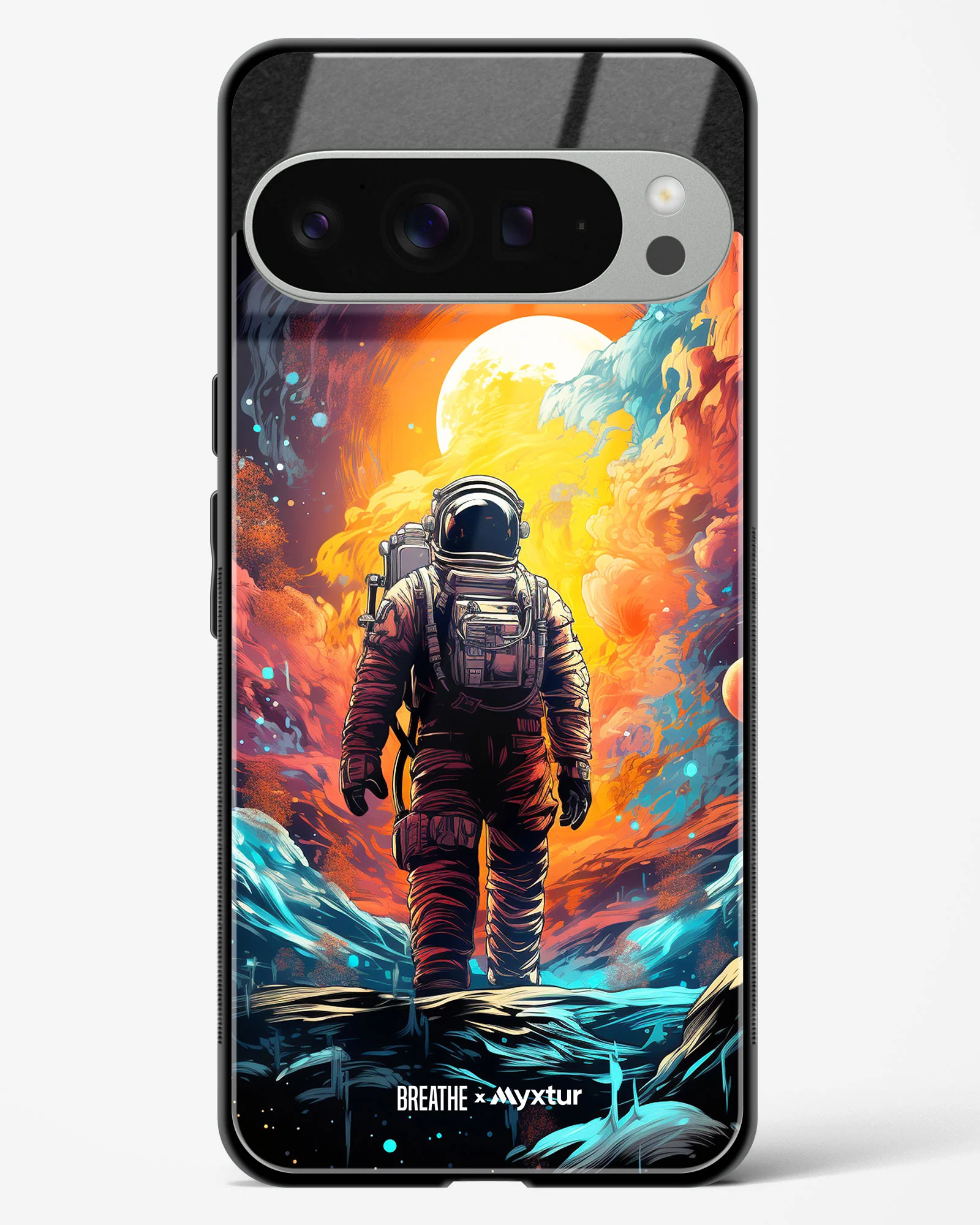 Technicolor Space Adventure [BREATHE] Glass Case Phone Cover (Google) - Image 27
