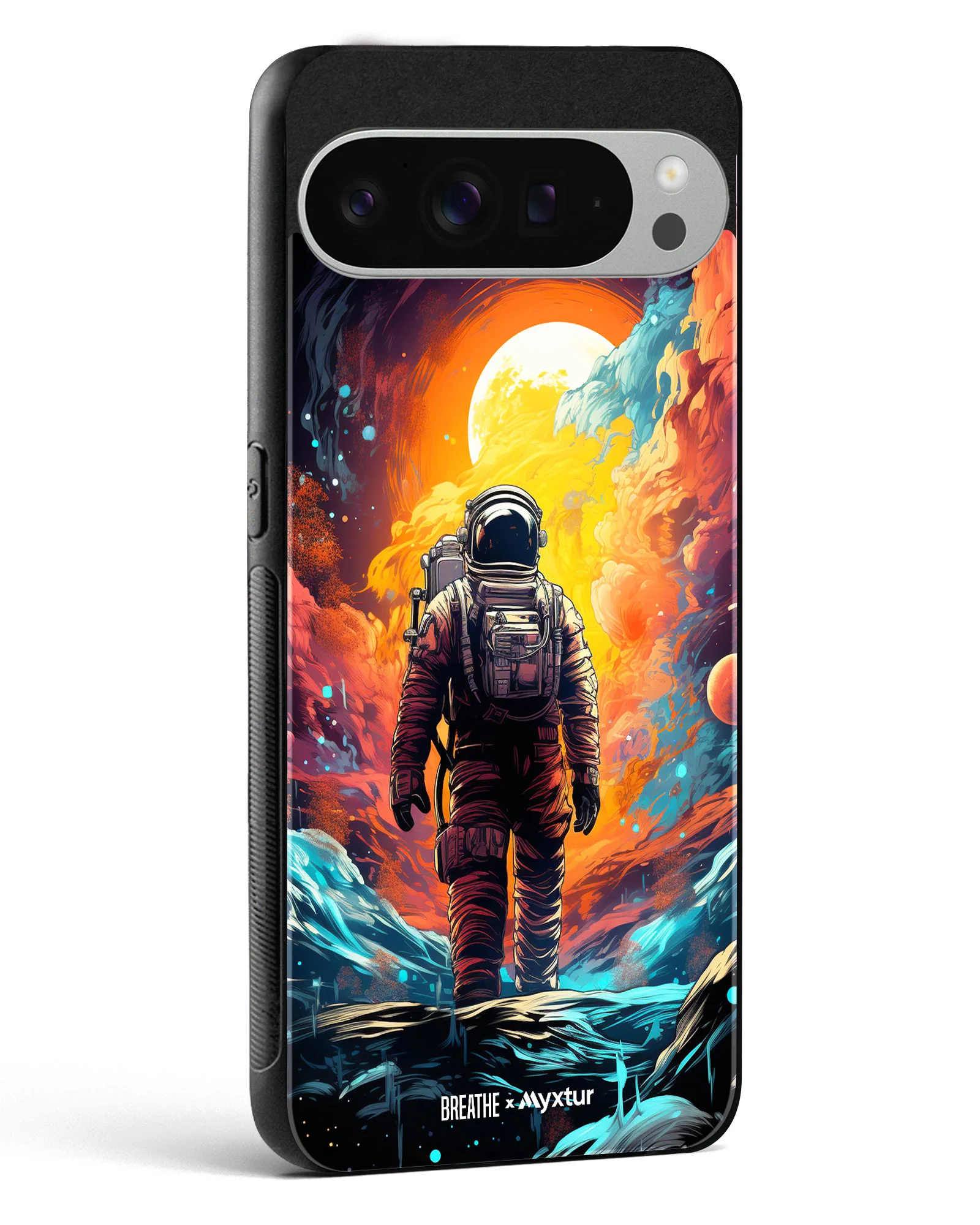 Technicolor Space Adventure [BREATHE] Glass Case Phone Cover (Google) - Image 30