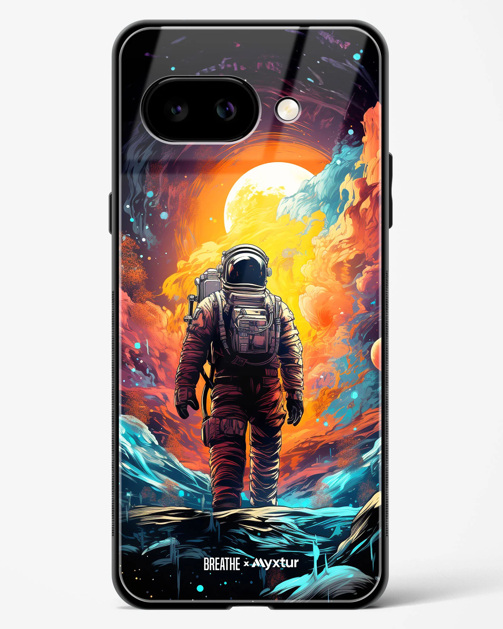 Technicolor Space Adventure [BREATHE] Glass Case Phone Cover (Google) - Image 31