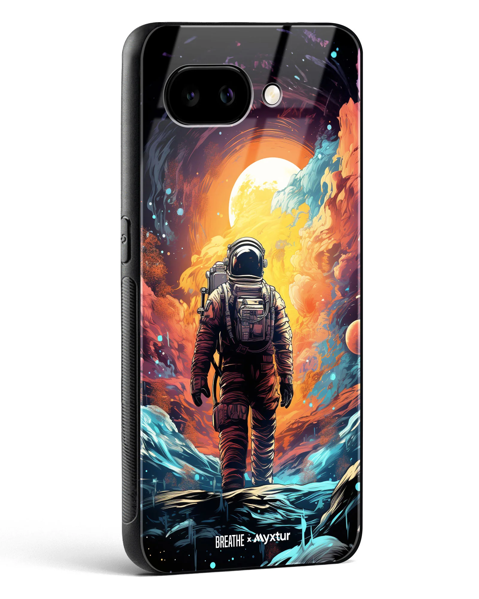 Technicolor Space Adventure [BREATHE] Glass Case Phone Cover (Google) - Image 32