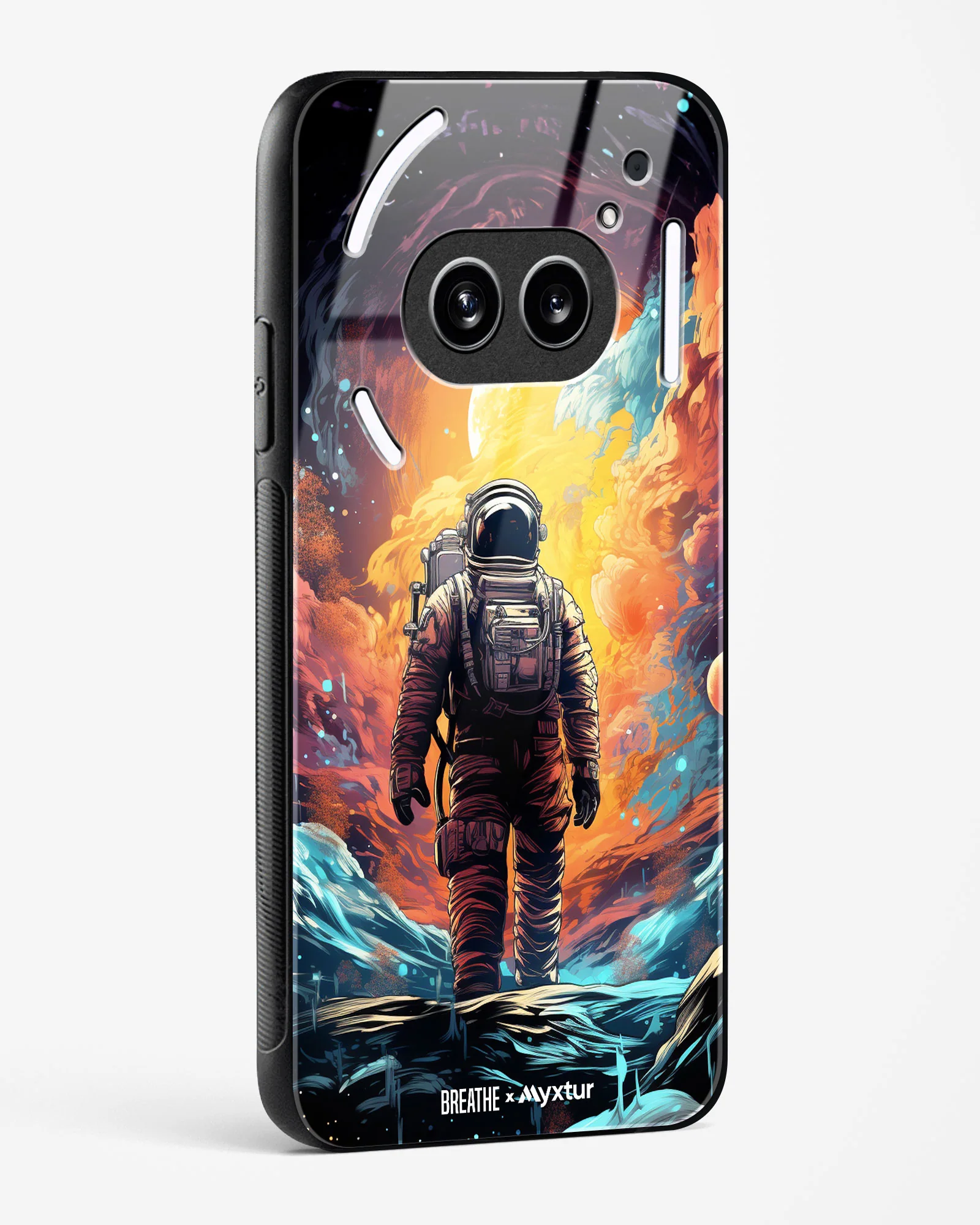 Technicolor Space Adventure [BREATHE] Glass Case Phone Cover (Nothing) - Image 12