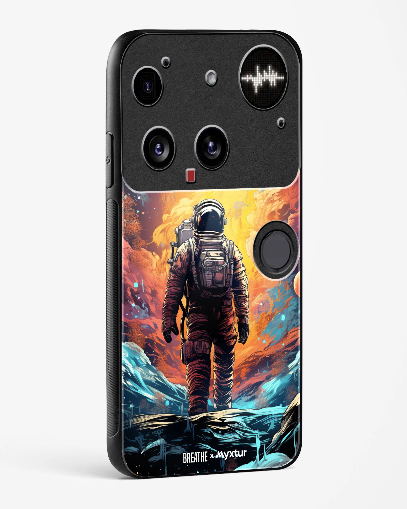 Technicolor Space Adventure [BREATHE] Glass Case Phone Cover (Nothing) - Image 14