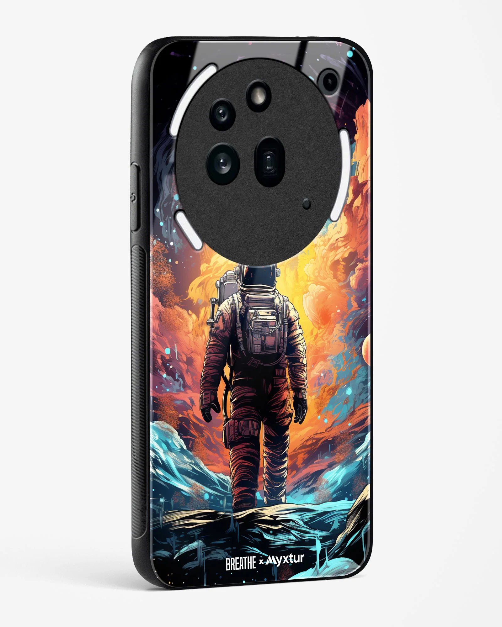 Technicolor Space Adventure [BREATHE] Glass Case Phone Cover (Nothing) - Image 18
