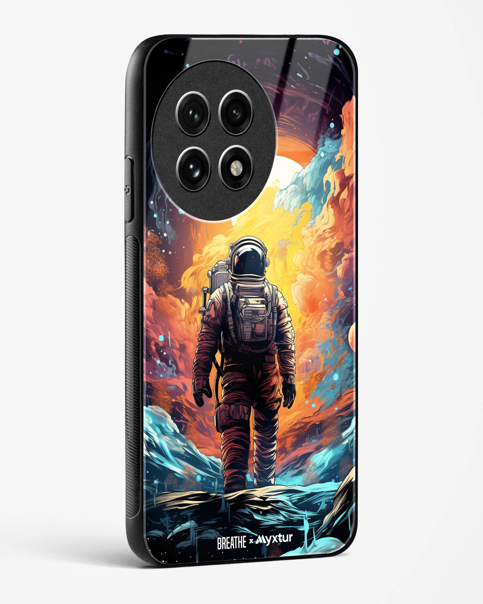 Technicolor Space Adventure [BREATHE] Glass Case Phone Cover (OnePlus) - Image 18