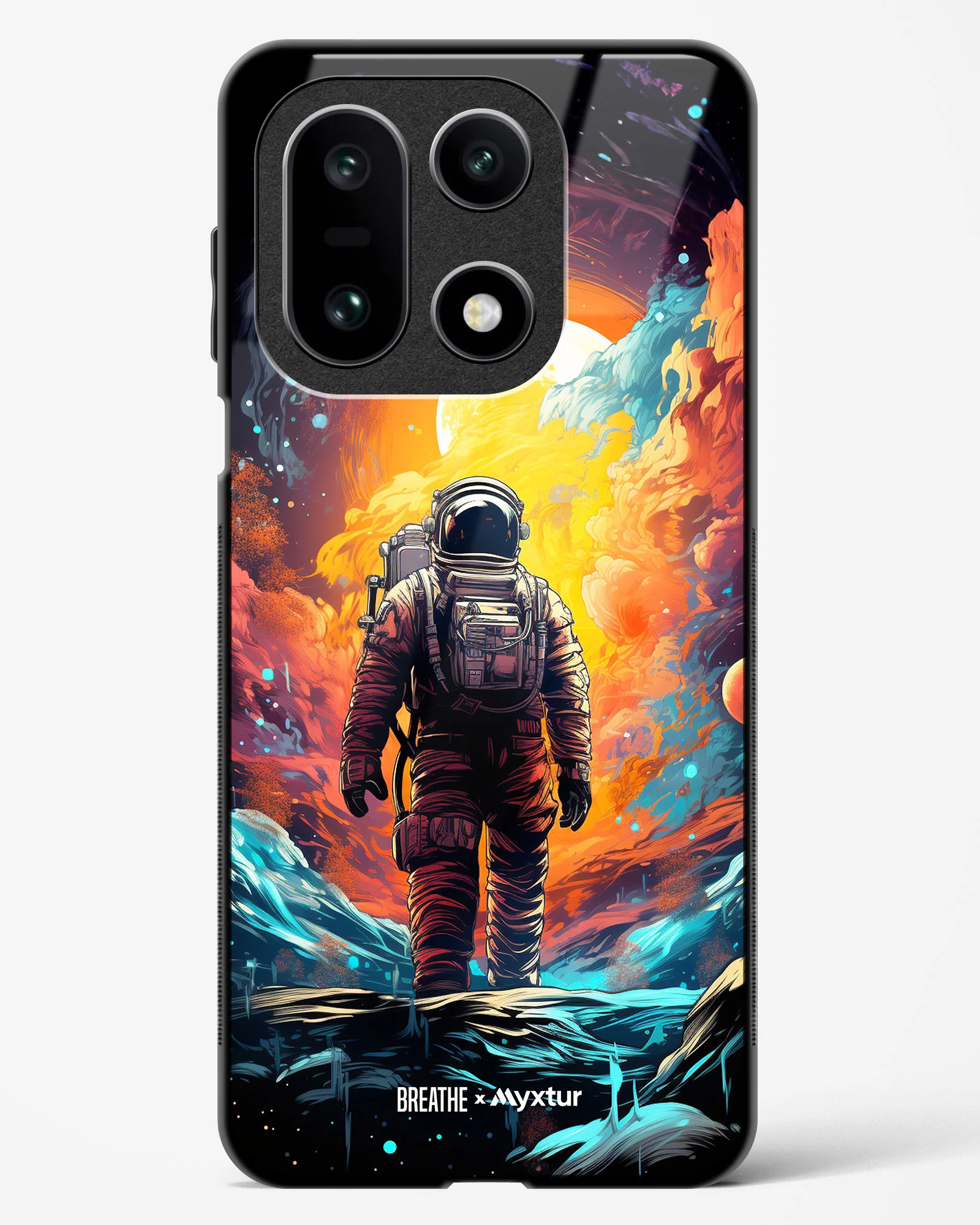 Technicolor Space Adventure [BREATHE] Glass Case Phone Cover (OnePlus) - Image 19