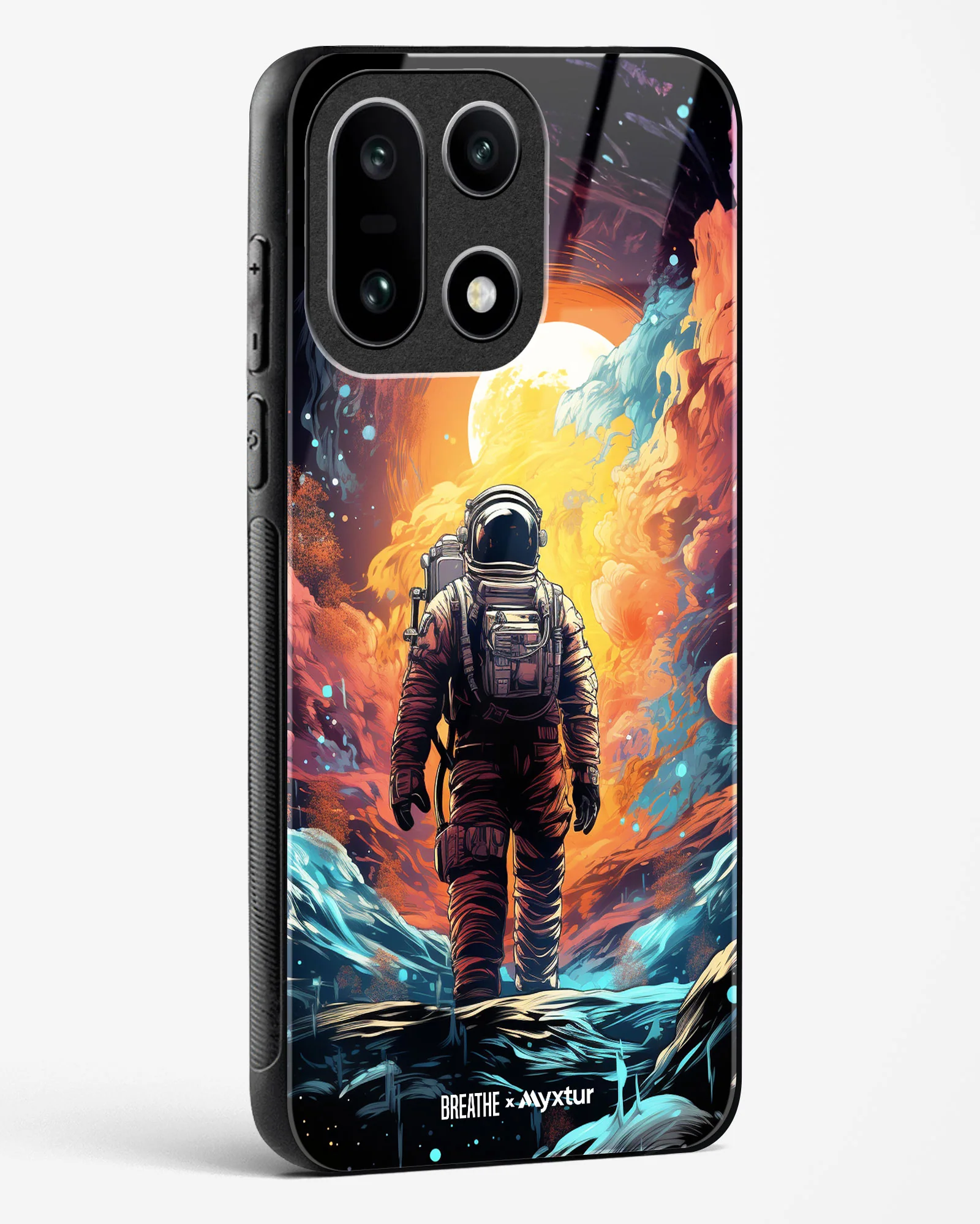 Technicolor Space Adventure [BREATHE] Glass Case Phone Cover (OnePlus) - Image 20