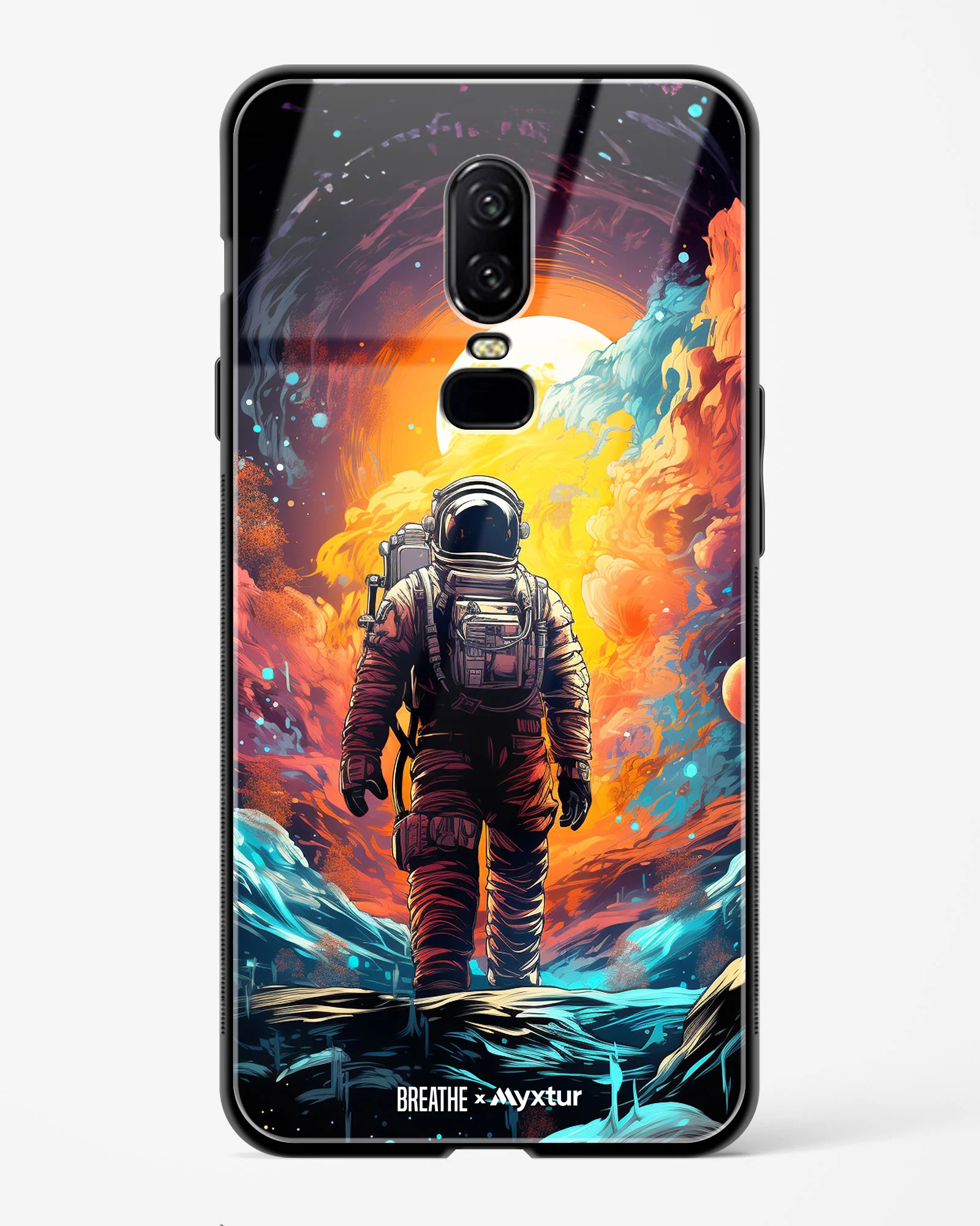 Technicolor Space Adventure [BREATHE] Glass Case Phone Cover (OnePlus) - Image 21