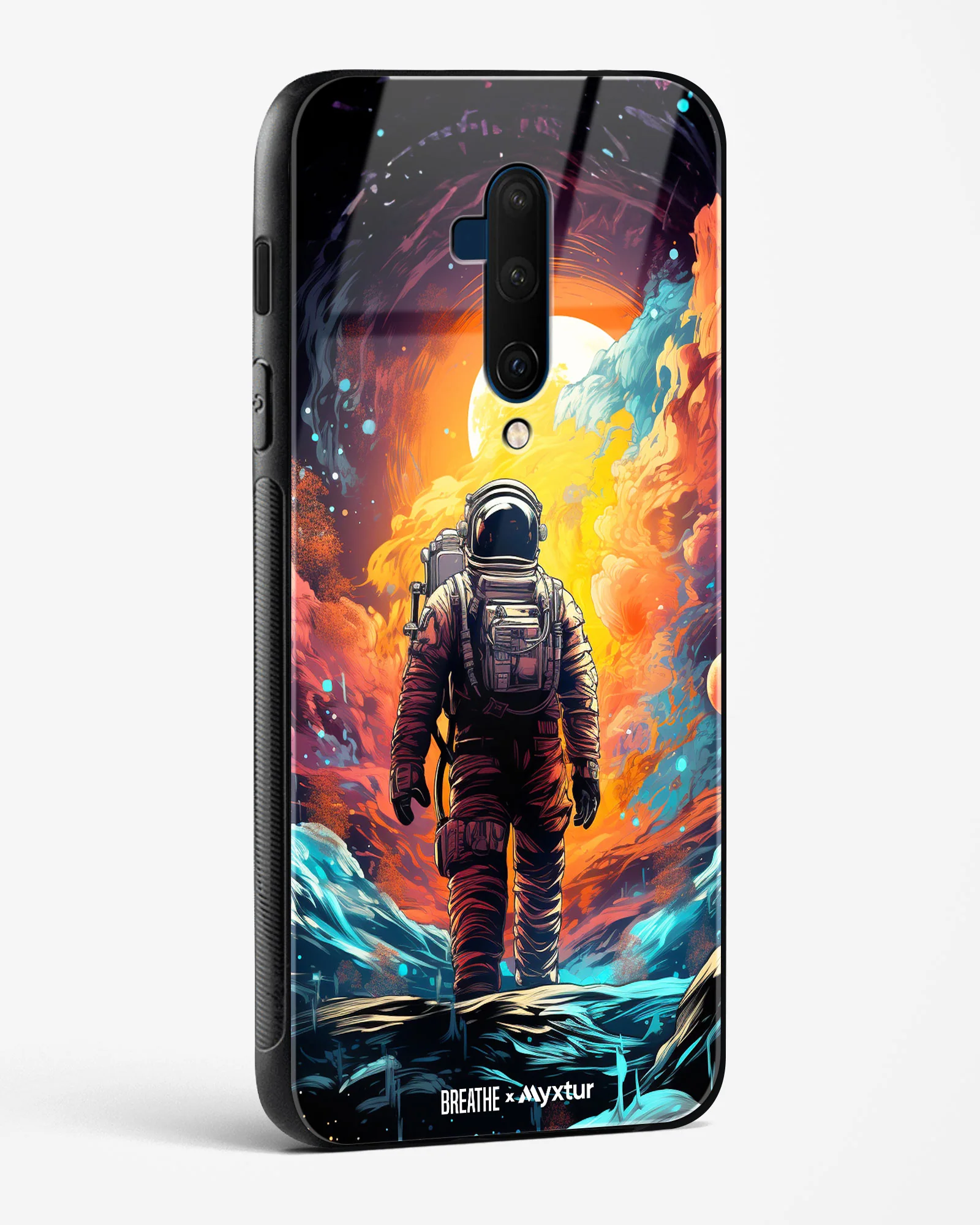 Technicolor Space Adventure [BREATHE] Glass Case Phone Cover (OnePlus) - Image 28