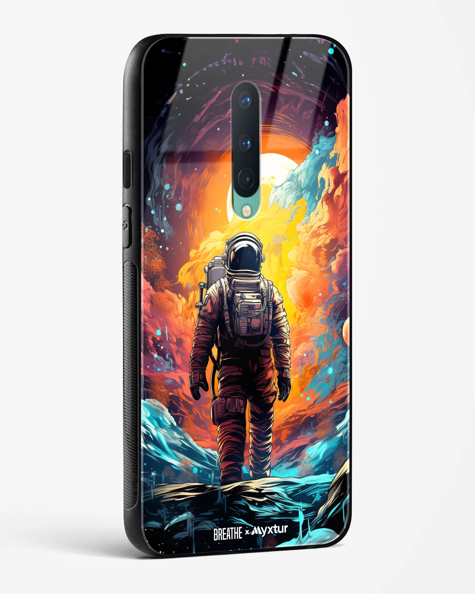 Technicolor Space Adventure [BREATHE] Glass Case Phone Cover (OnePlus) - Image 34