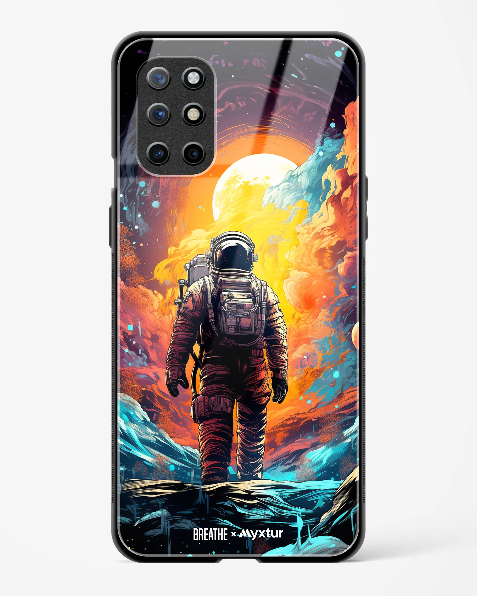 Technicolor Space Adventure [BREATHE] Glass Case Phone Cover (OnePlus) - Image 37