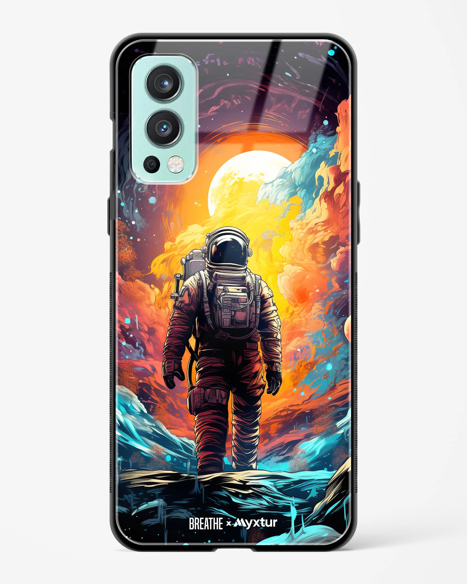 Technicolor Space Adventure [BREATHE] Glass Case Phone Cover (OnePlus) - Image 49