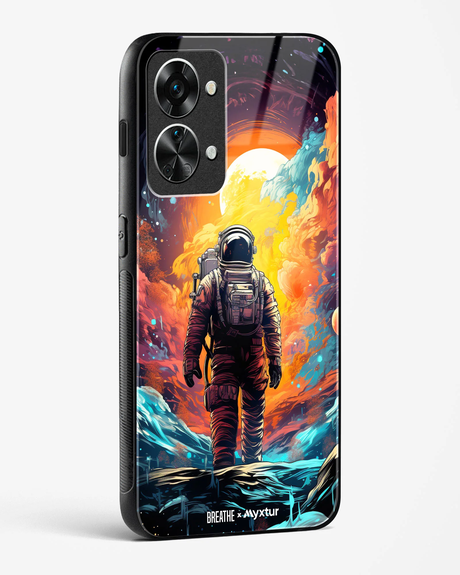 Technicolor Space Adventure [BREATHE] Glass Case Phone Cover (OnePlus) - Image 52