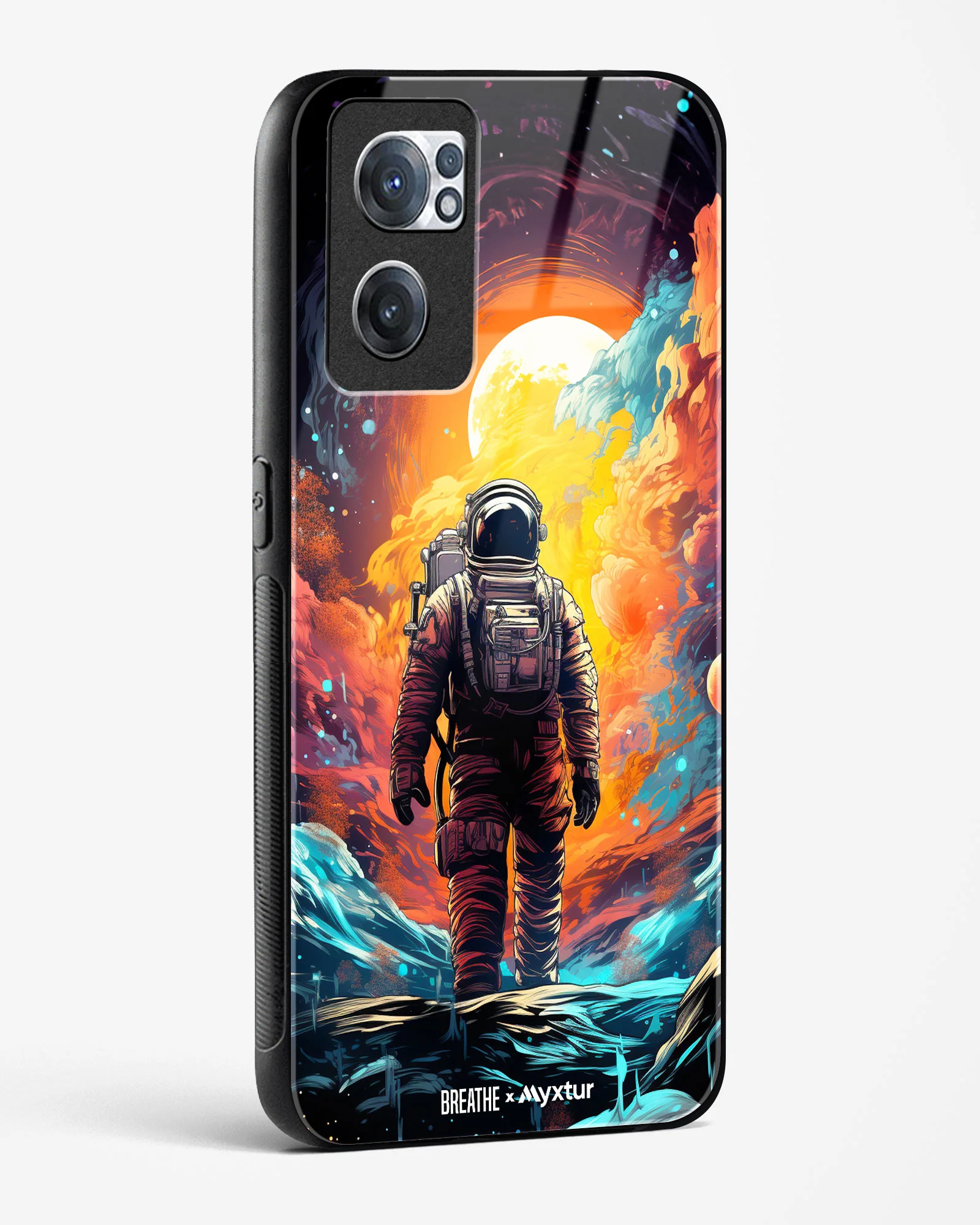 Technicolor Space Adventure [BREATHE] Glass Case Phone Cover (OnePlus) - Image 58