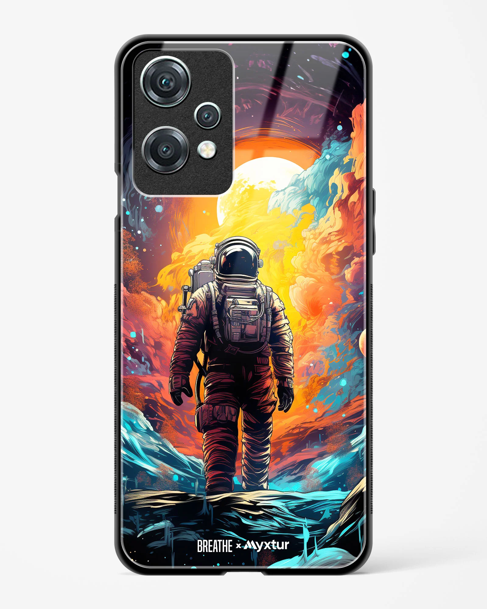 Technicolor Space Adventure [BREATHE] Glass Case Phone Cover (OnePlus) - Image 59
