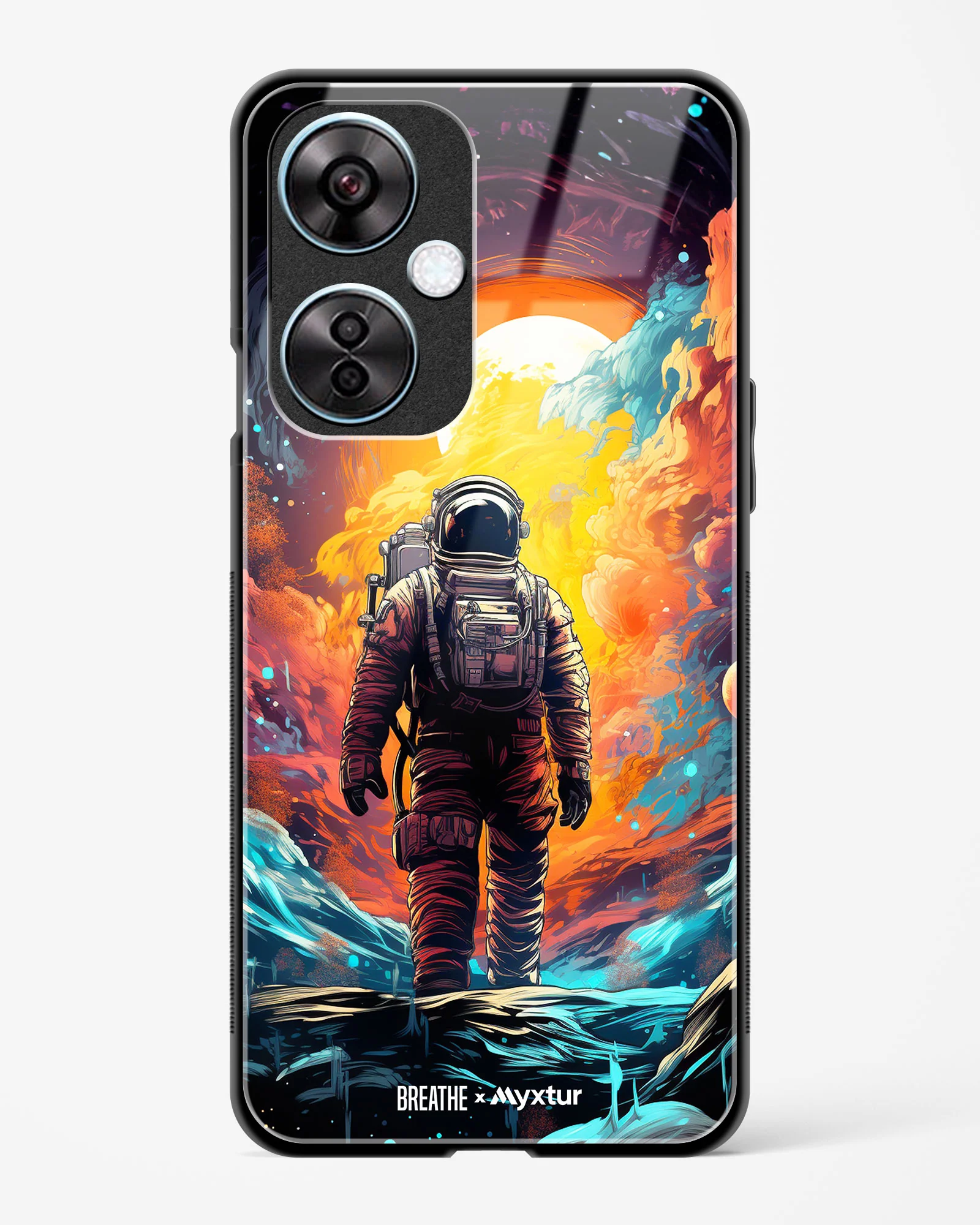 Technicolor Space Adventure [BREATHE] Glass Case Phone Cover (OnePlus) - Image 61
