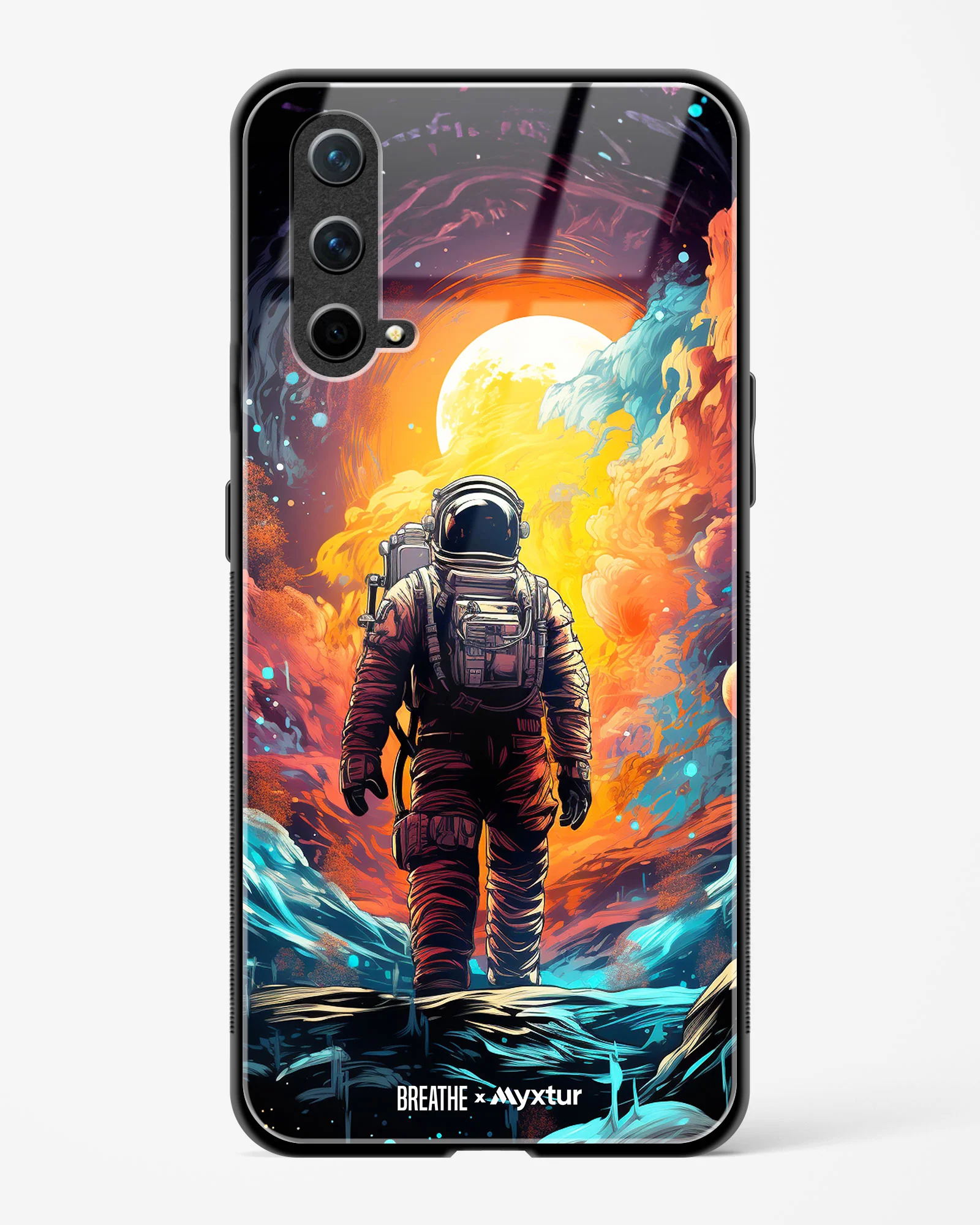 Technicolor Space Adventure [BREATHE] Glass Case Phone Cover (OnePlus) - Image 69