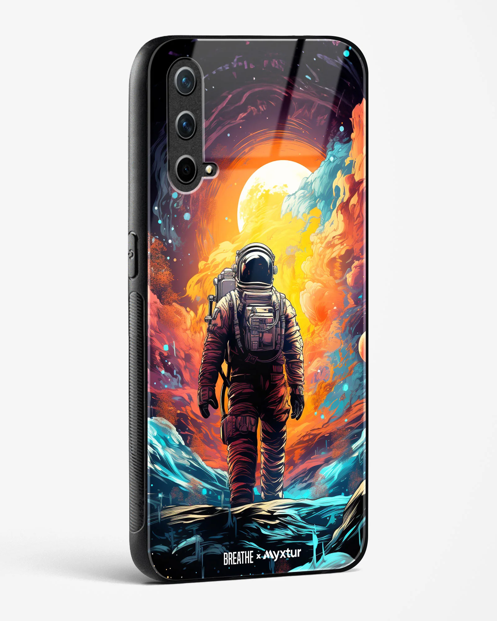 Technicolor Space Adventure [BREATHE] Glass Case Phone Cover (OnePlus) - Image 70