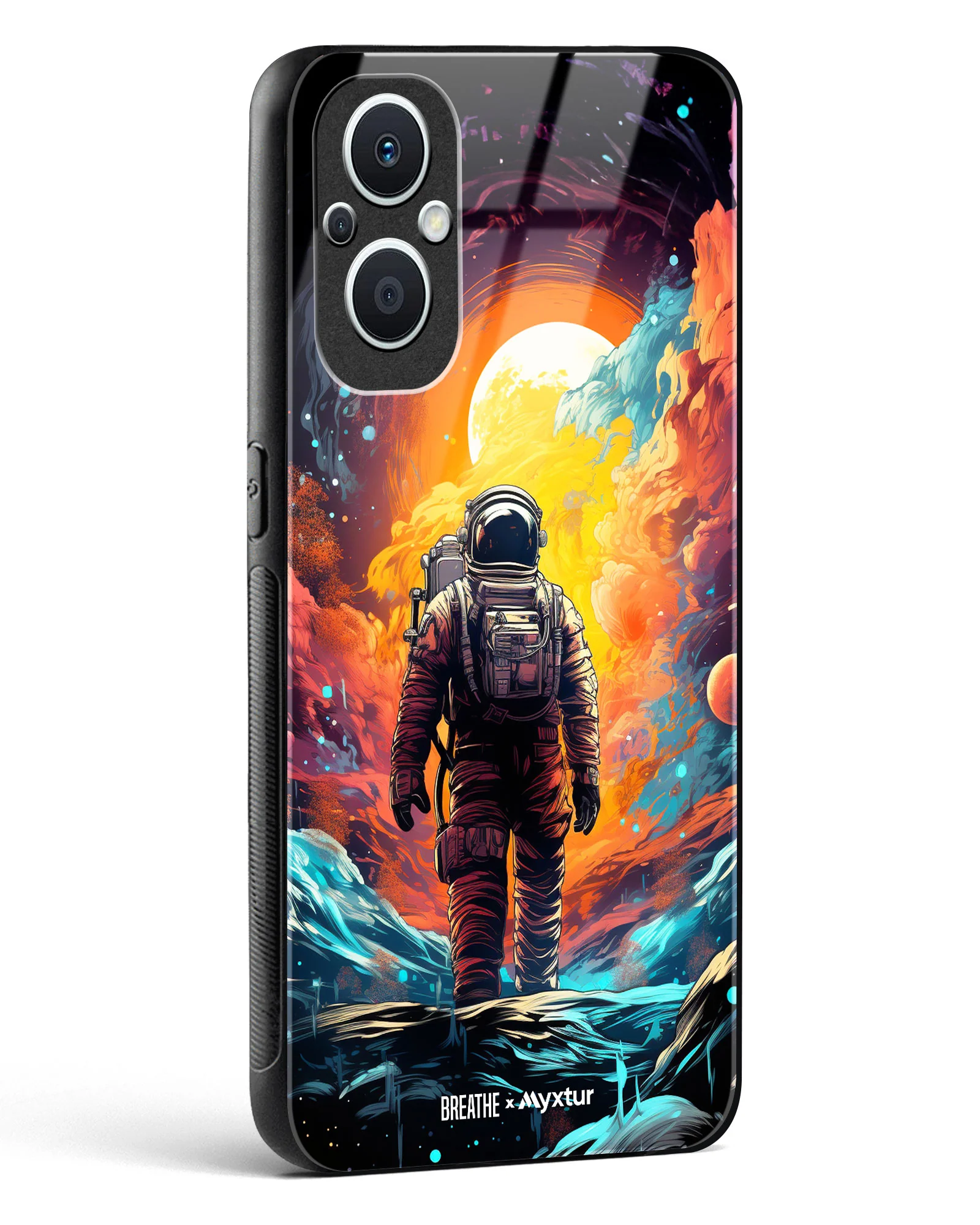 Technicolor Space Adventure [BREATHE] Glass Case Phone Cover (OnePlus) - Image 72