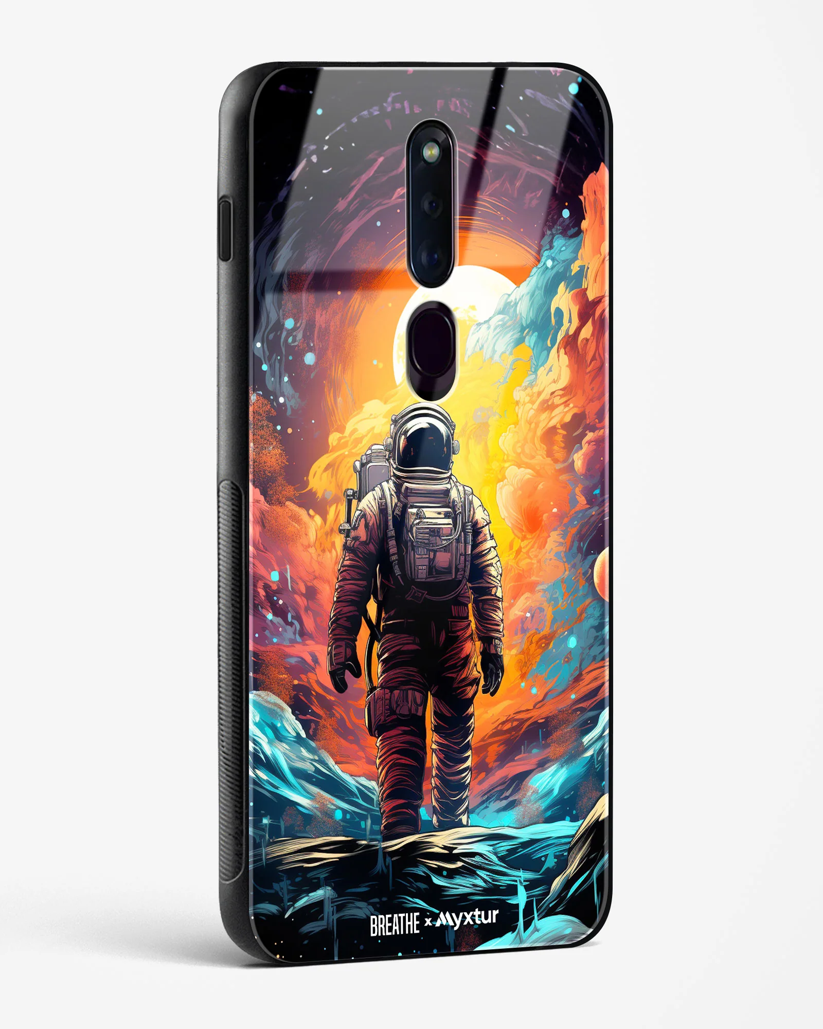 Technicolor Space Adventure [BREATHE] Glass Case Phone Cover (Oppo) - Image 32