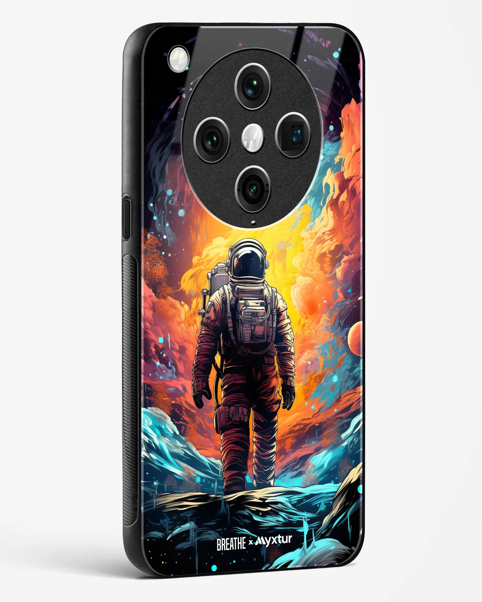 Technicolor Space Adventure [BREATHE] Glass Case Phone Cover (Oppo) - Image 60