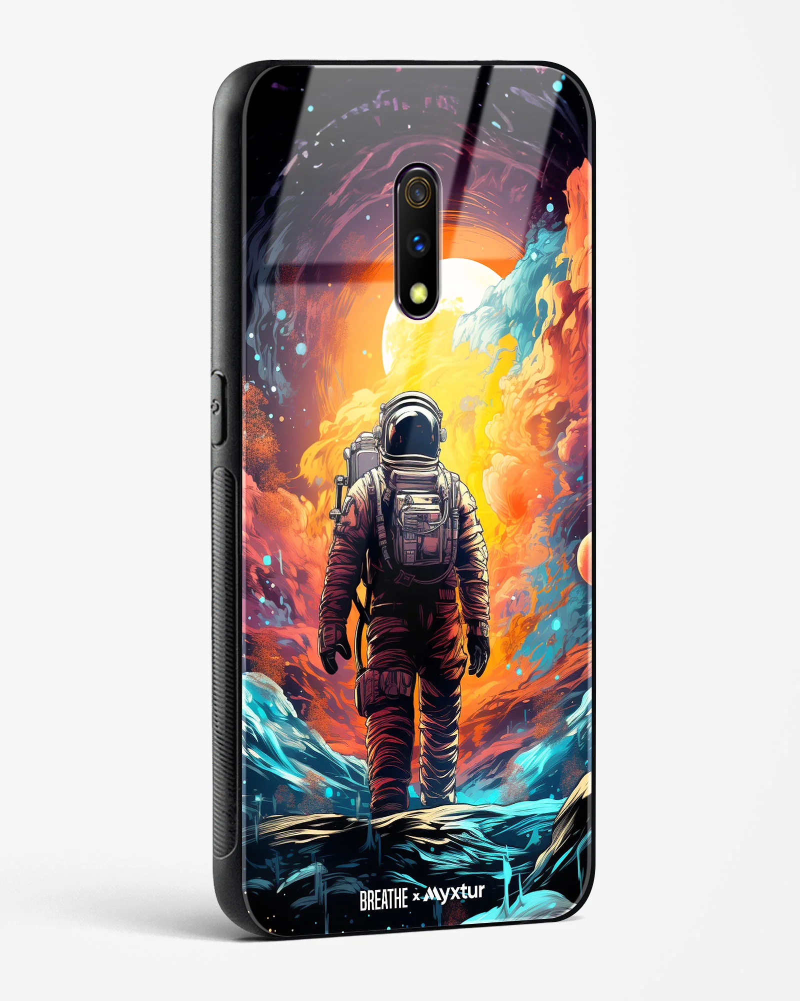 Technicolor Space Adventure [BREATHE] Glass Case Phone Cover (Oppo) - Image 62
