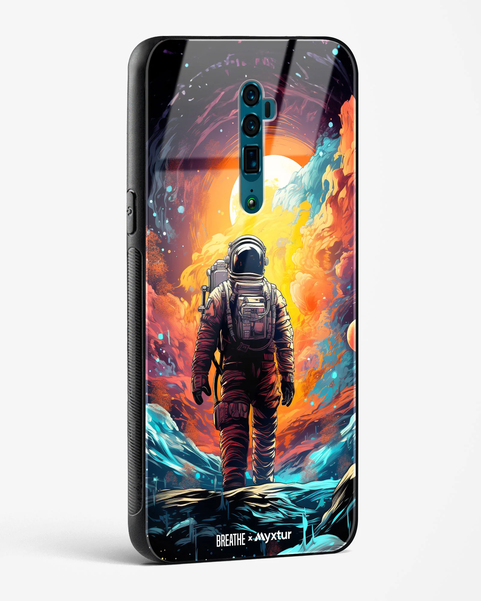 Technicolor Space Adventure [BREATHE] Glass Case Phone Cover (Oppo) - Image 72