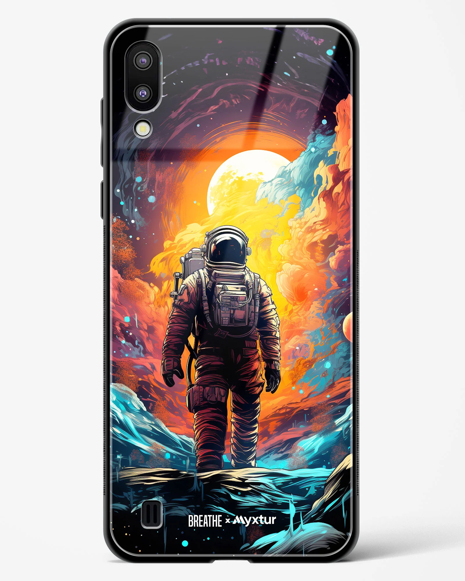 Technicolor Space Adventure [BREATHE] Glass Case Phone Cover (Samsung) - Image 107