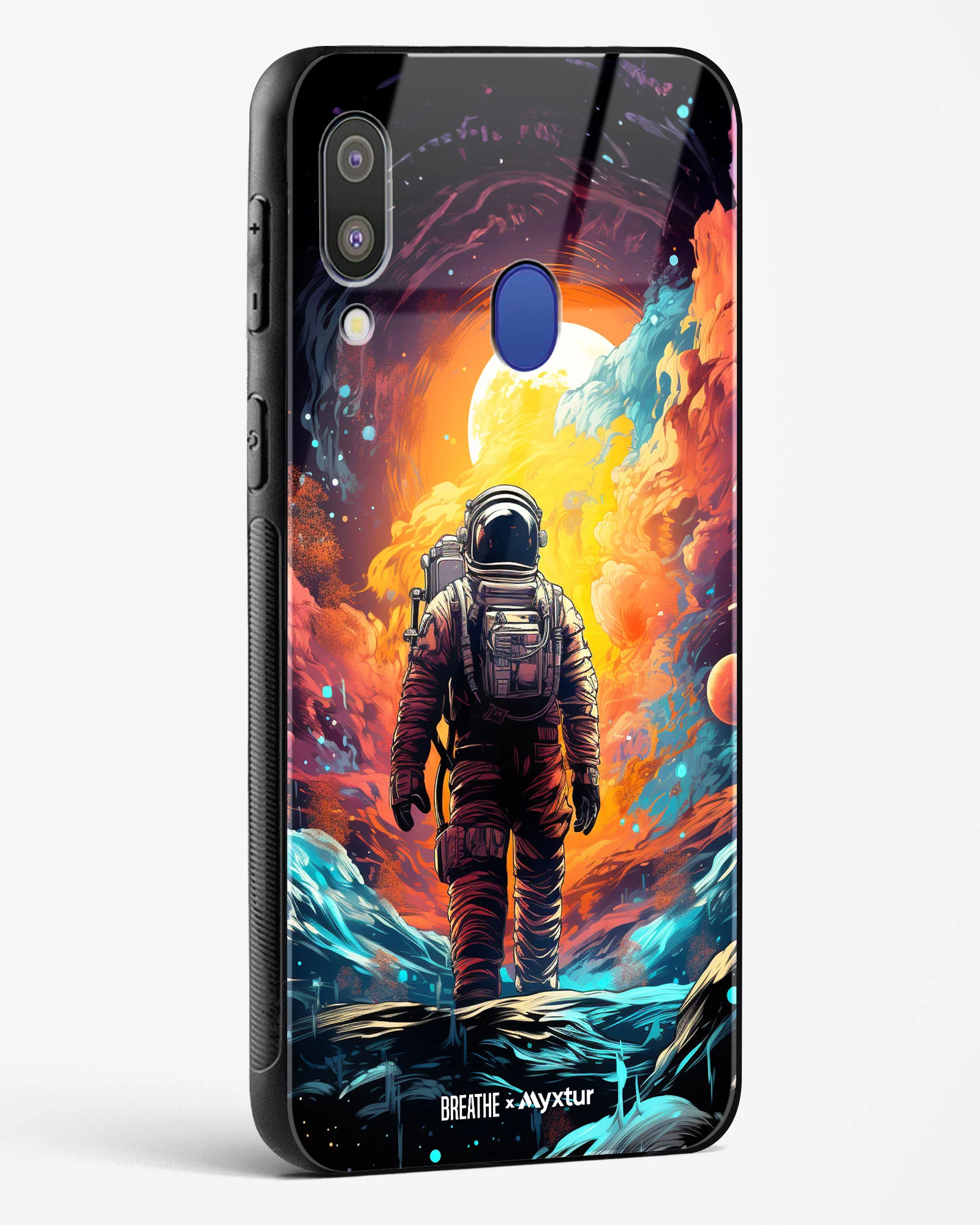 Technicolor Space Adventure [BREATHE] Glass Case Phone Cover (Samsung) - Image 118