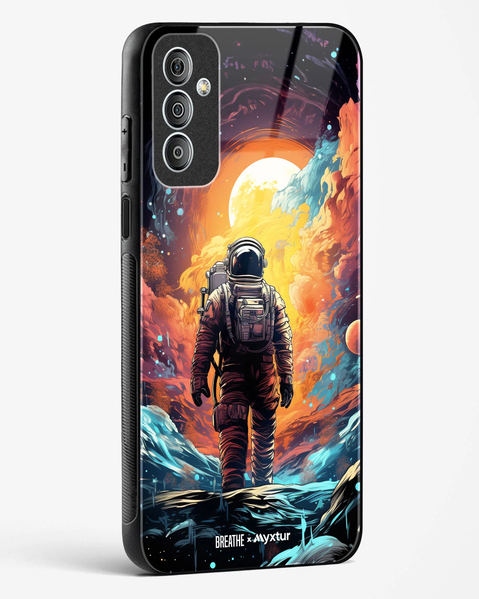 Technicolor Space Adventure [BREATHE] Glass Case Phone Cover (Samsung) - Image 122