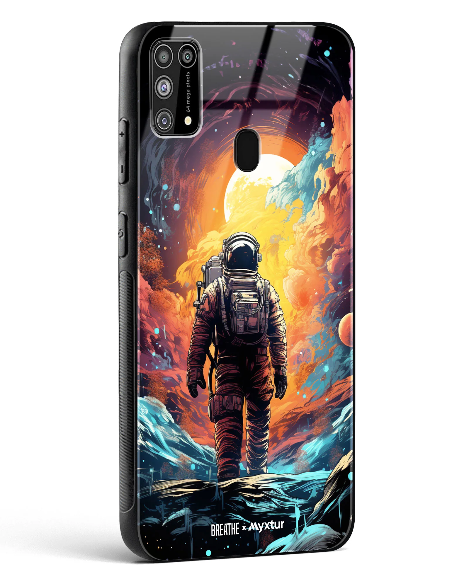 Technicolor Space Adventure [BREATHE] Glass Case Phone Cover (Samsung) - Image 130