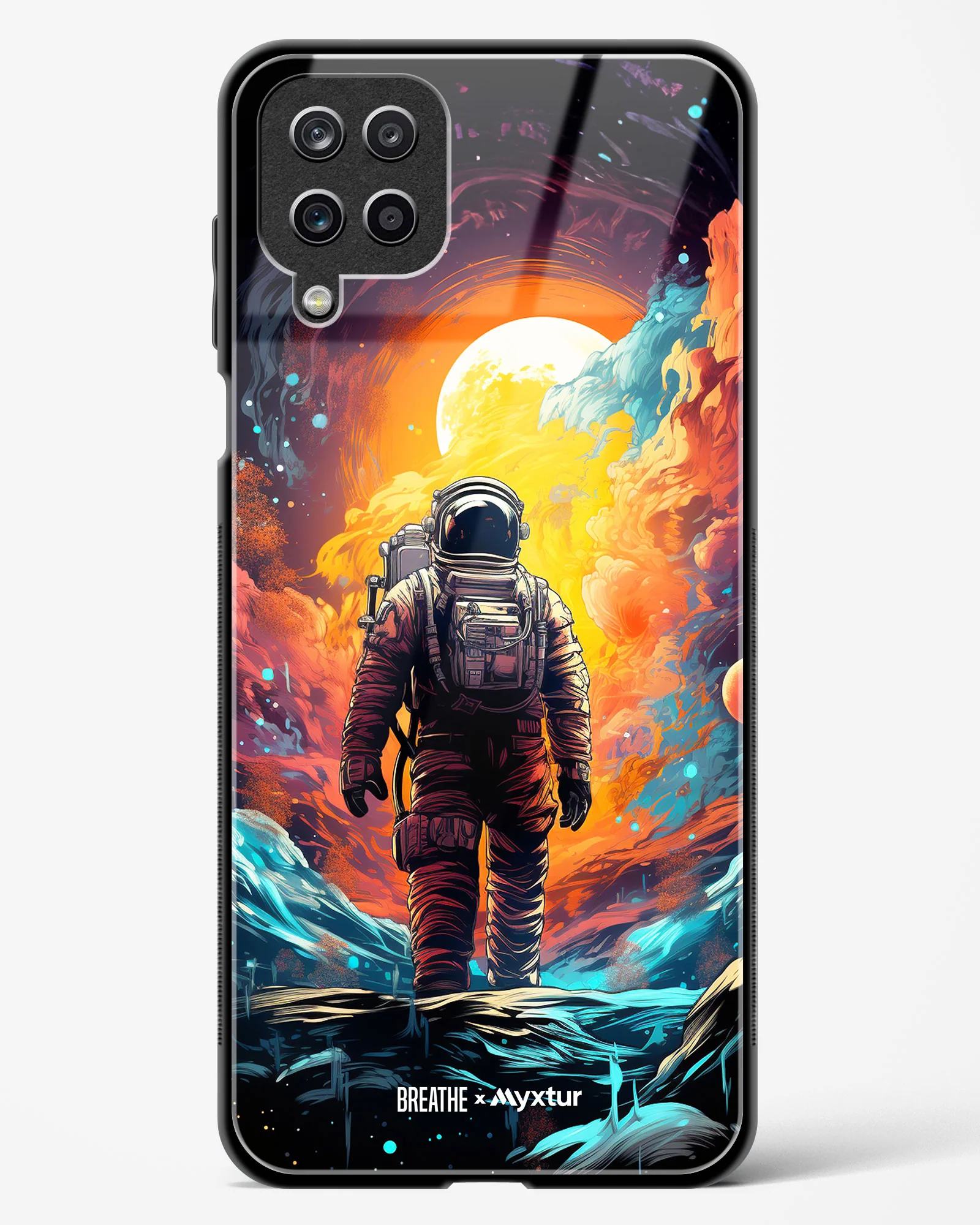 Technicolor Space Adventure [BREATHE] Glass Case Phone Cover (Samsung) - Image 149
