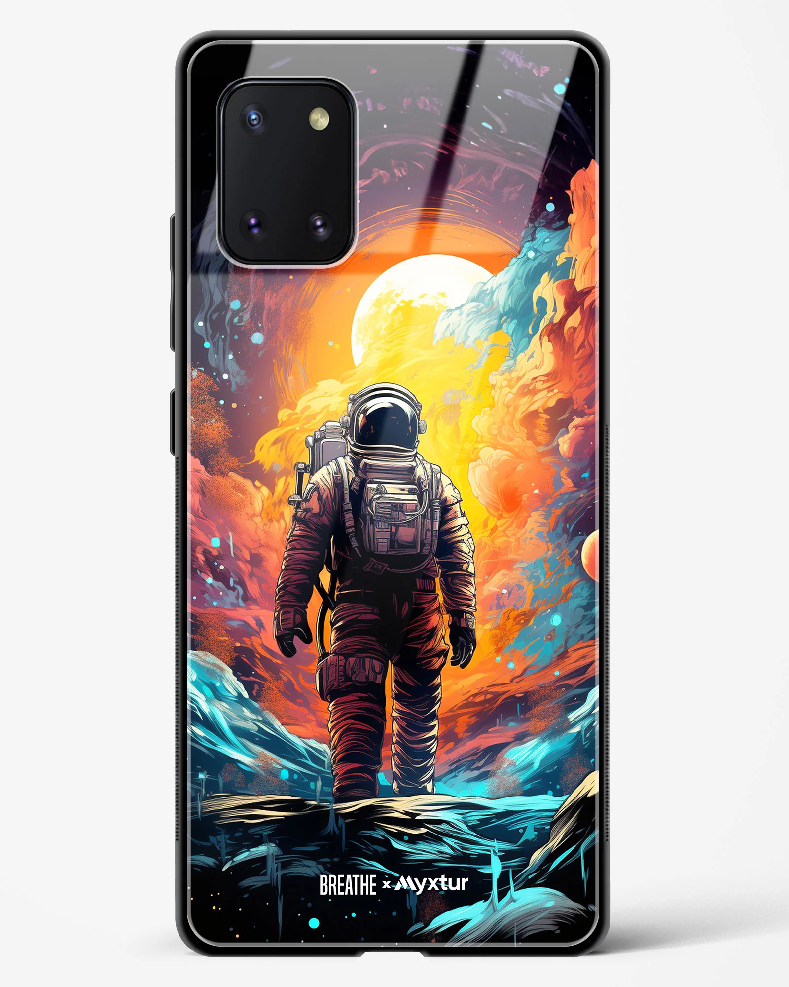 Technicolor Space Adventure [BREATHE] Glass Case Phone Cover (Samsung) - Image 159