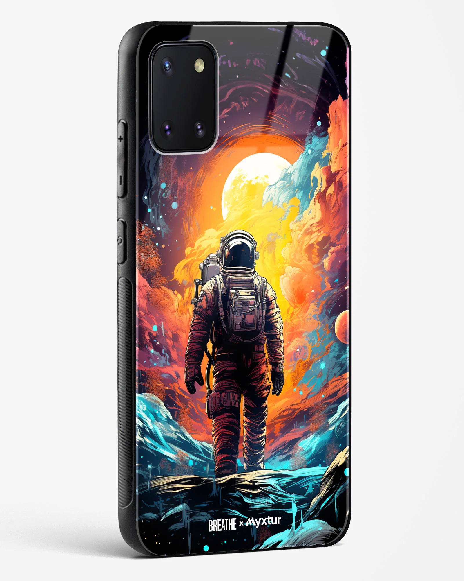 Technicolor Space Adventure [BREATHE] Glass Case Phone Cover (Samsung) - Image 160